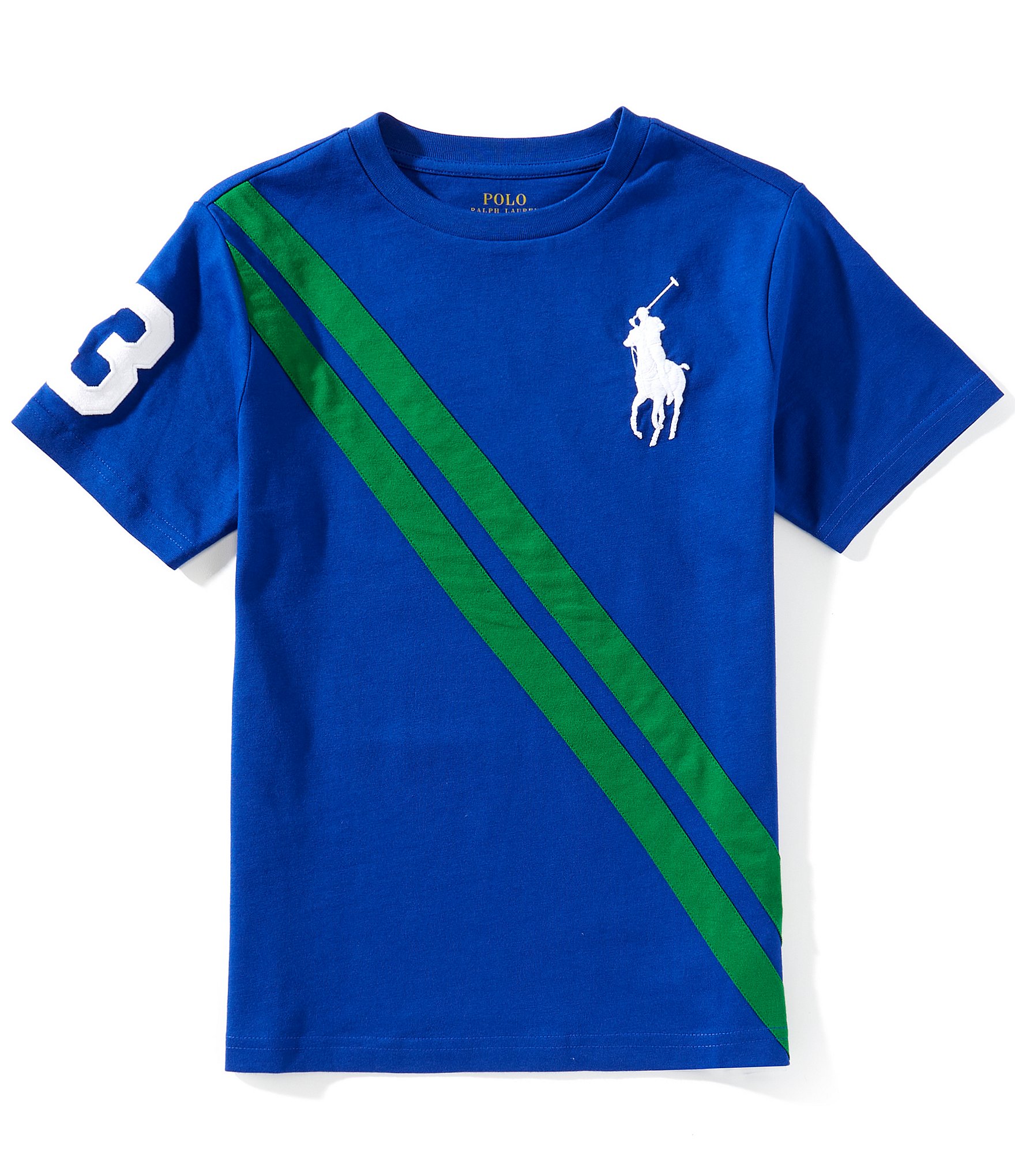 Polo Ralph Lauren Big Boys Short-Sleeve Big Pony Heavyweight Jersey T-Shirt