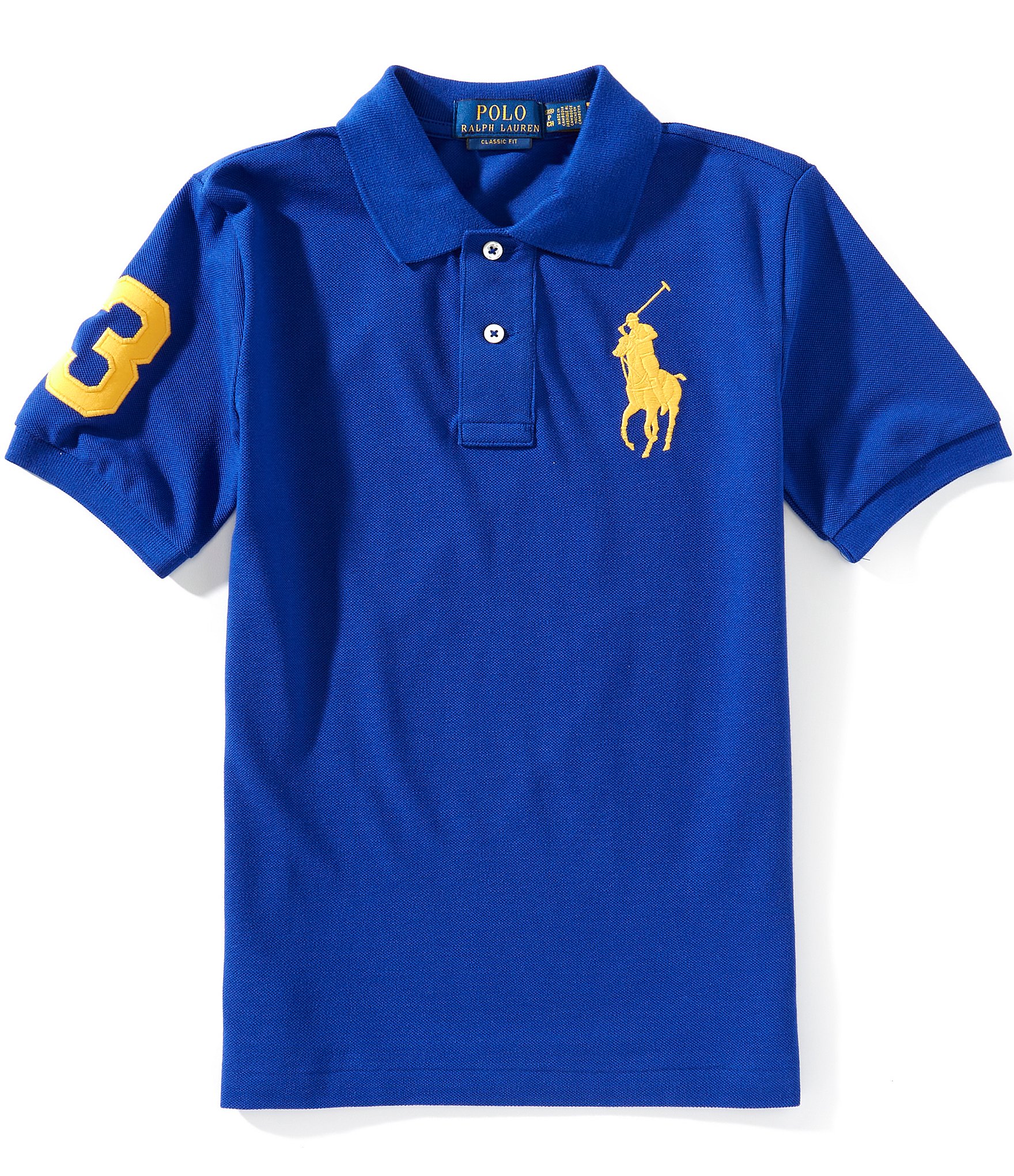 Polo Ralph Lauren Big Boys Short-Sleeve Big Pony Mesh Polo Shirt