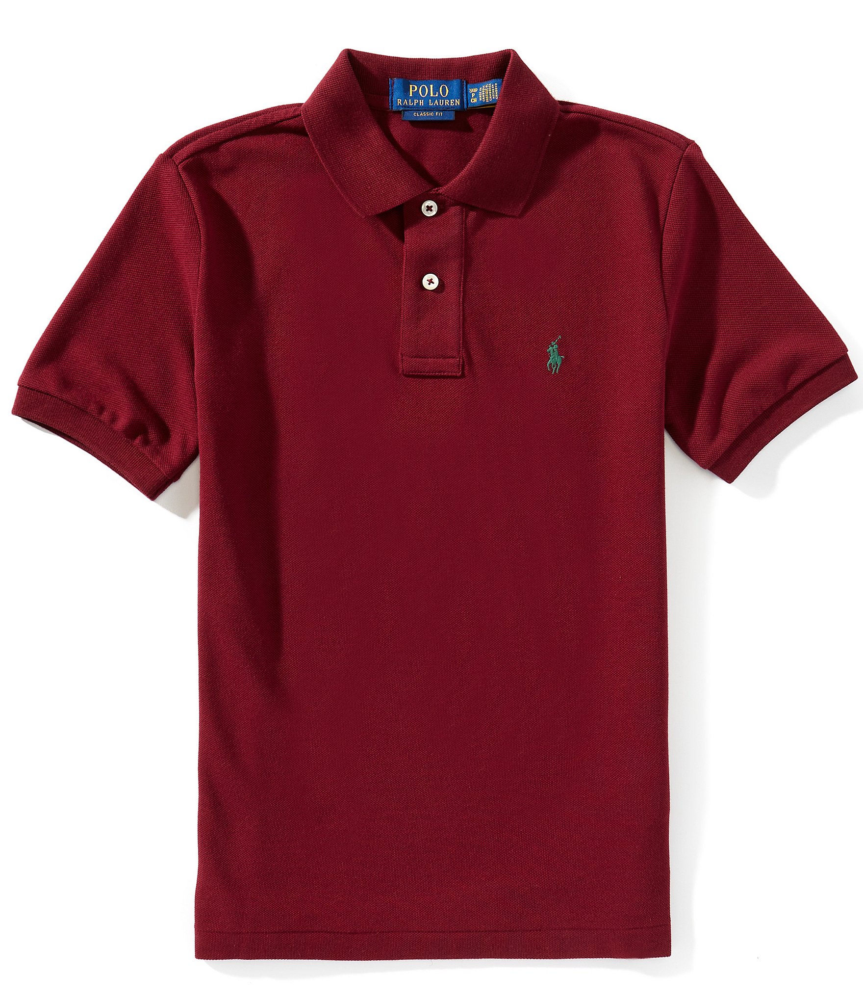 Polo Ralph Lauren Big Boys Short-Sleeve Iconic Mesh Polo Shirt