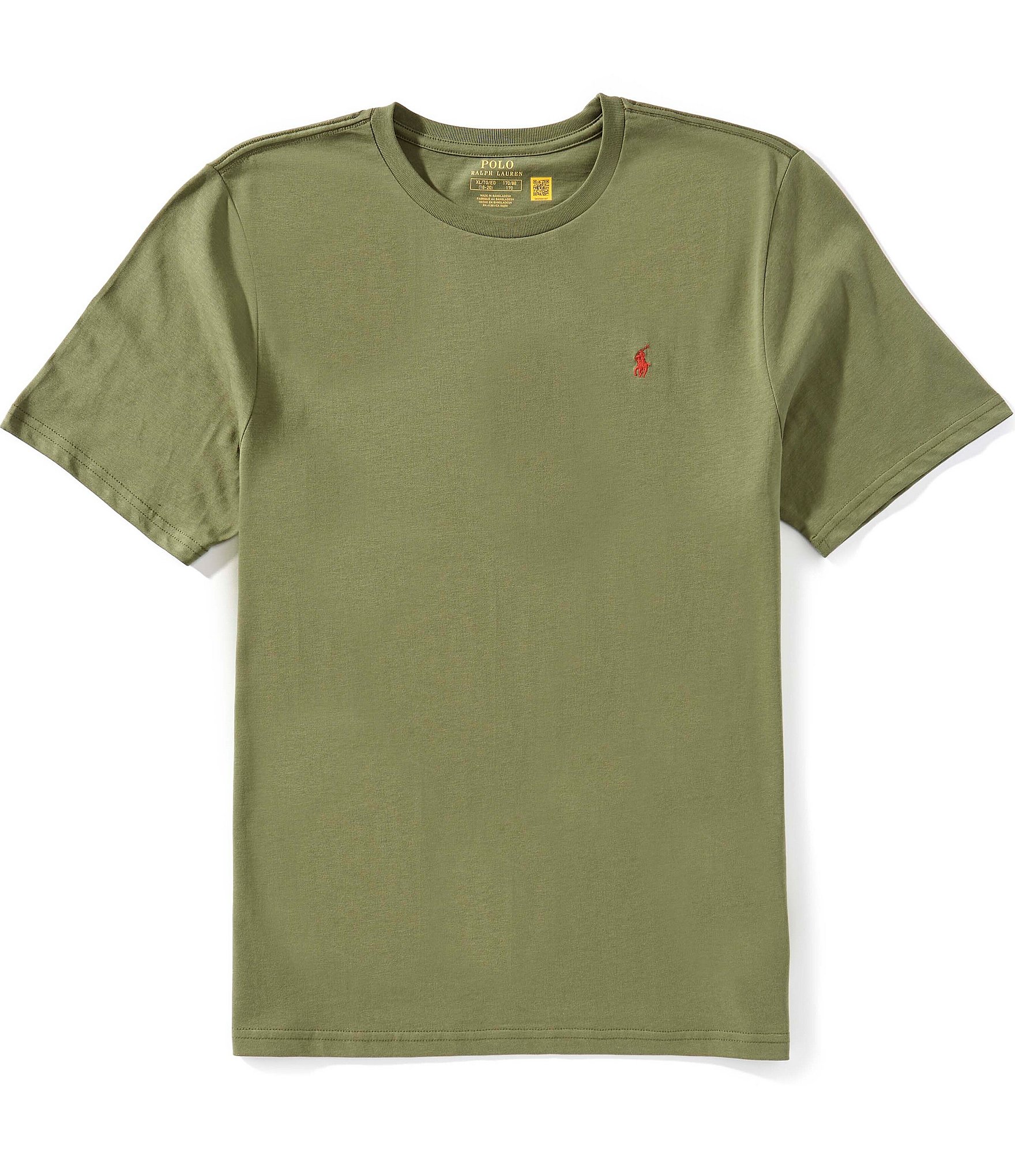 Polo Ralph Lauren Big Boys Short Sleeve Jersey T-Shirt