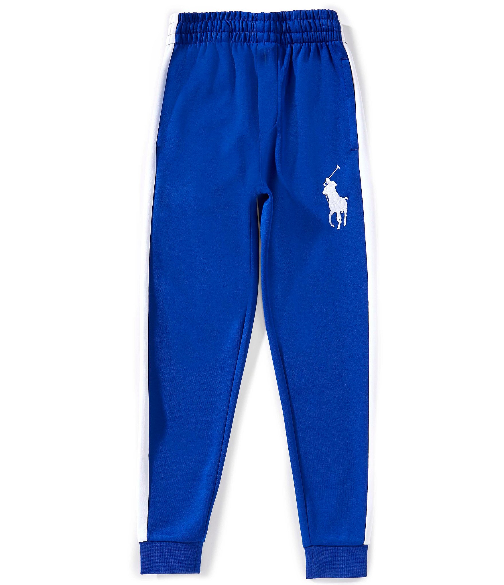 Polo Ralph Lauren Big Boys Striped Double-Knit Jogger Pants