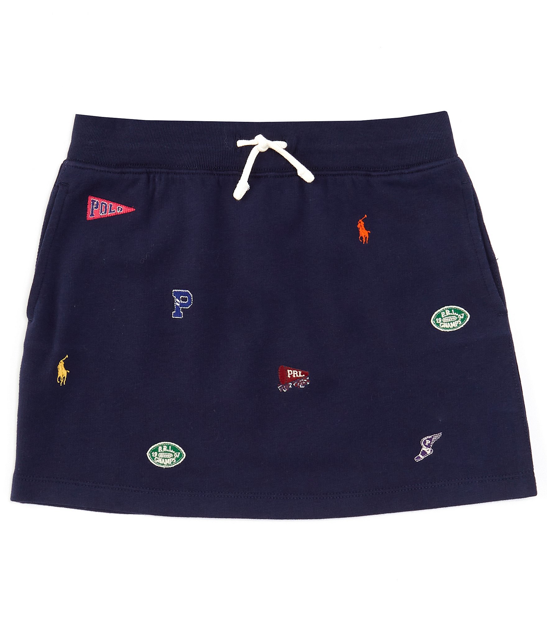 Polo Ralph Lauren Big Girls 7-16 Embroidered-Motif Fleece Skirt