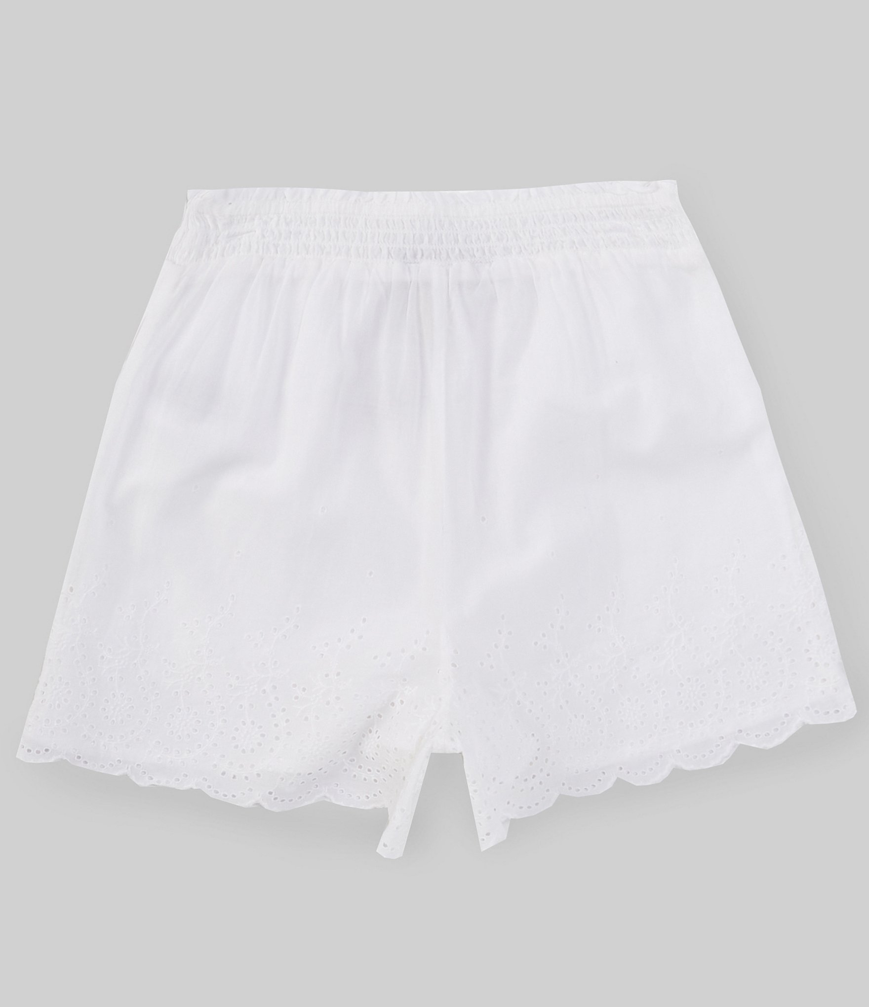 Polo Ralph Lauren Big Girls 7-16 Eyelet-Embroidered Voile Shorts