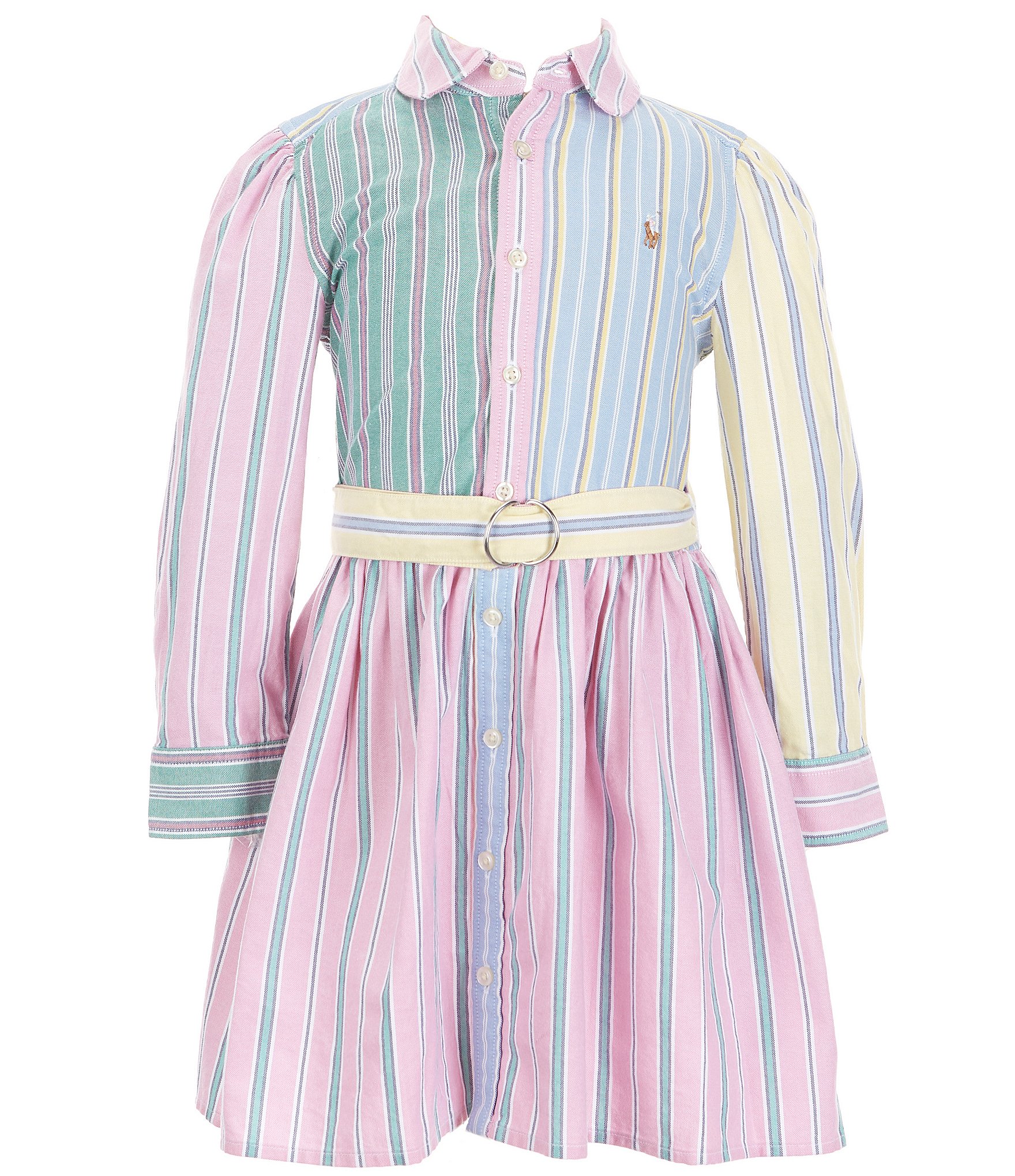 Polo Ralph Lauren Girl's Belted Denim Shirtdress