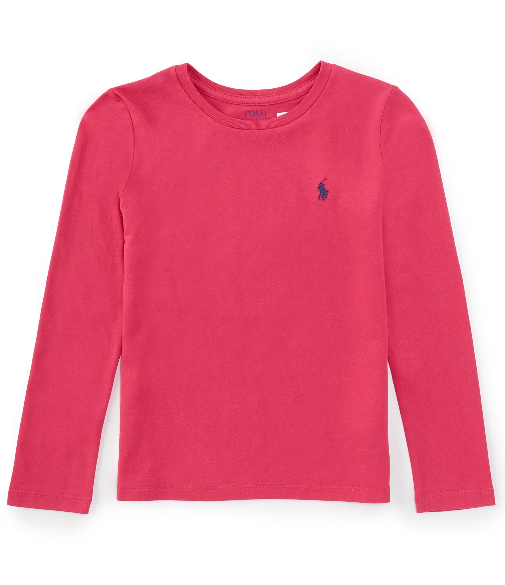 Polo Ralph Lauren Big Girls 7-16 Long Sleeve Jersey T-Shirt