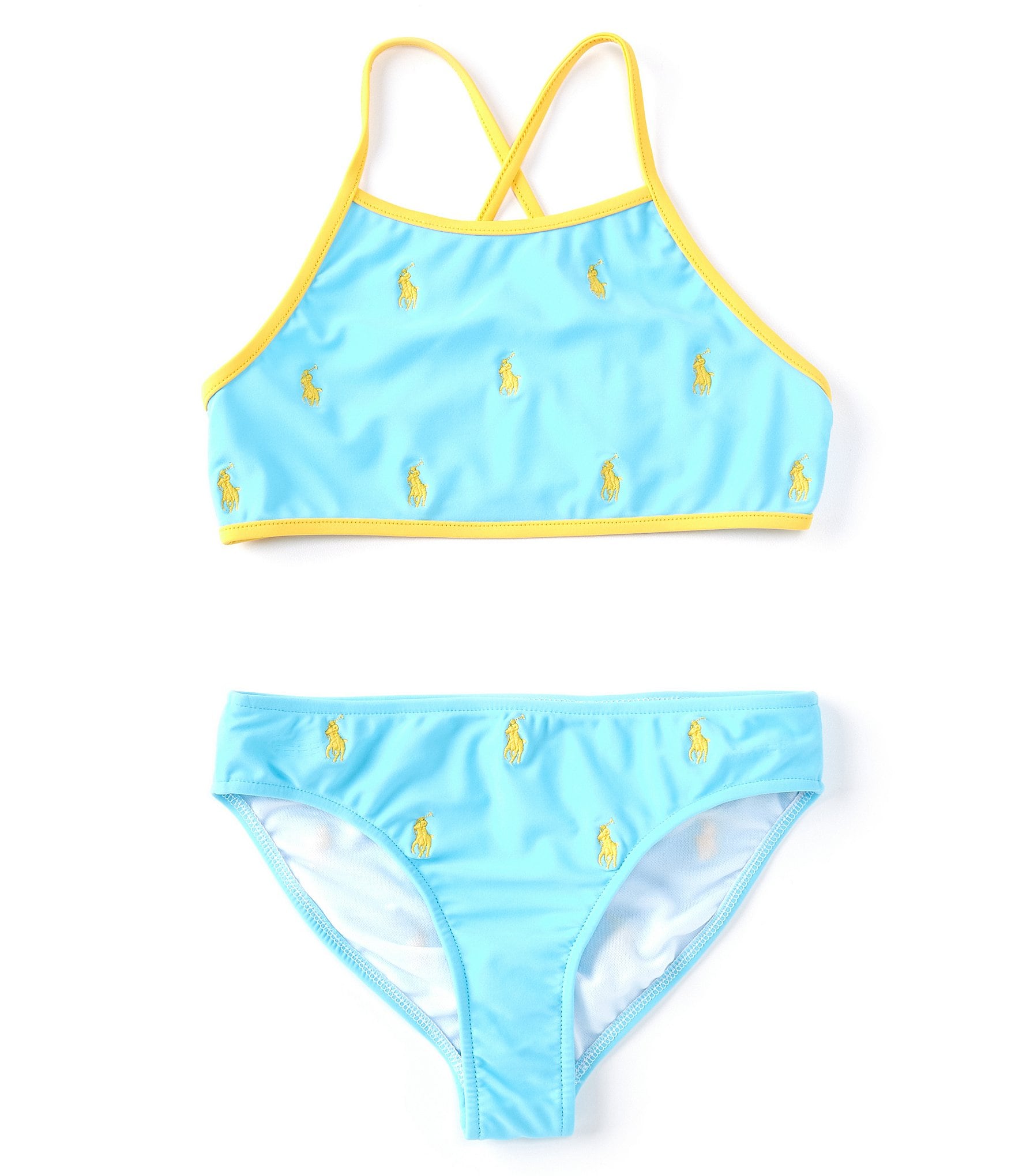 Polo Ralph Lauren Big Girls 7-16 Pony Two-Piece Swimsuit | Dillard's