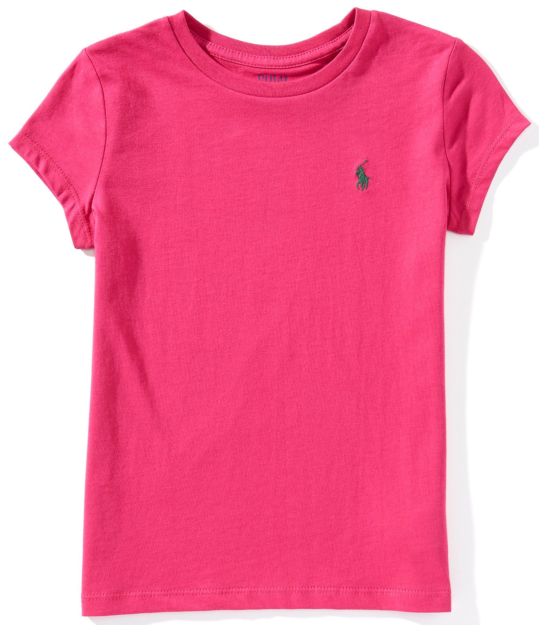 Polo Ralph Lauren Big Girls Cap-Sleeve Jersey T-Shirt