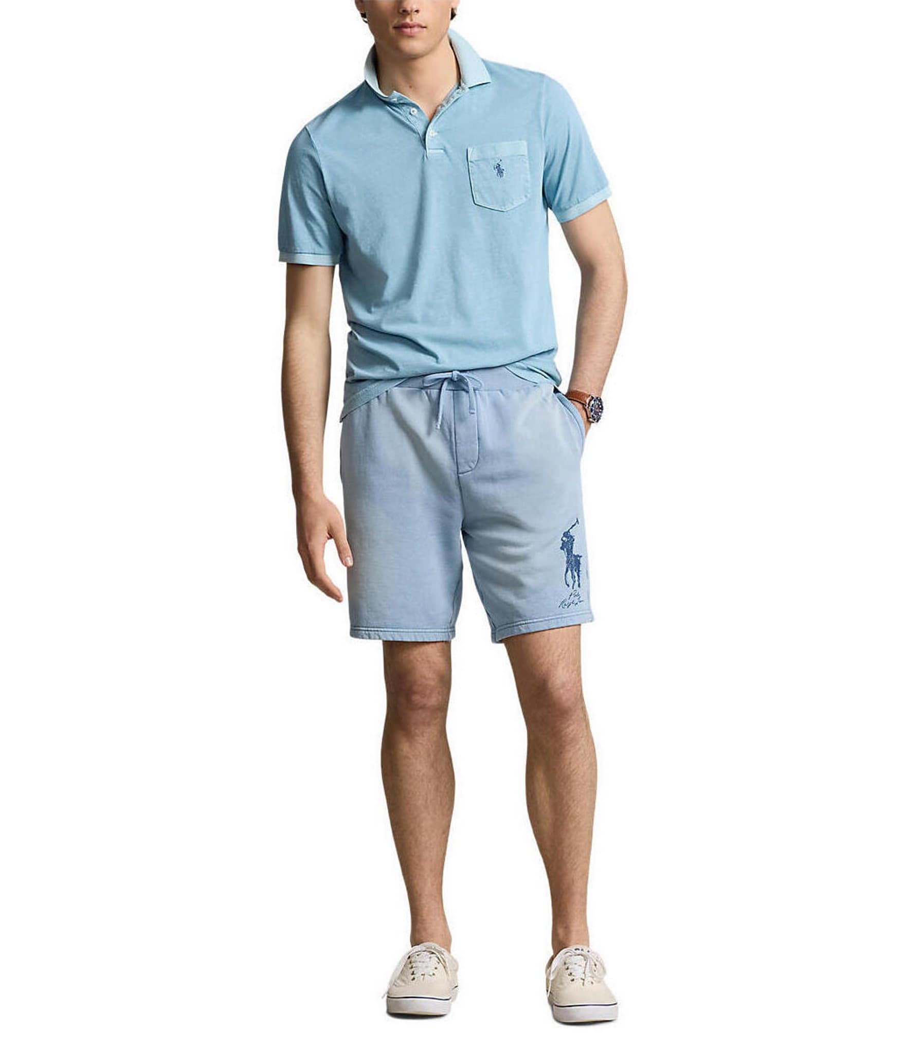 Polo Ralph Lauren Big Pony 8.5#double; Inseam Fleece Shorts