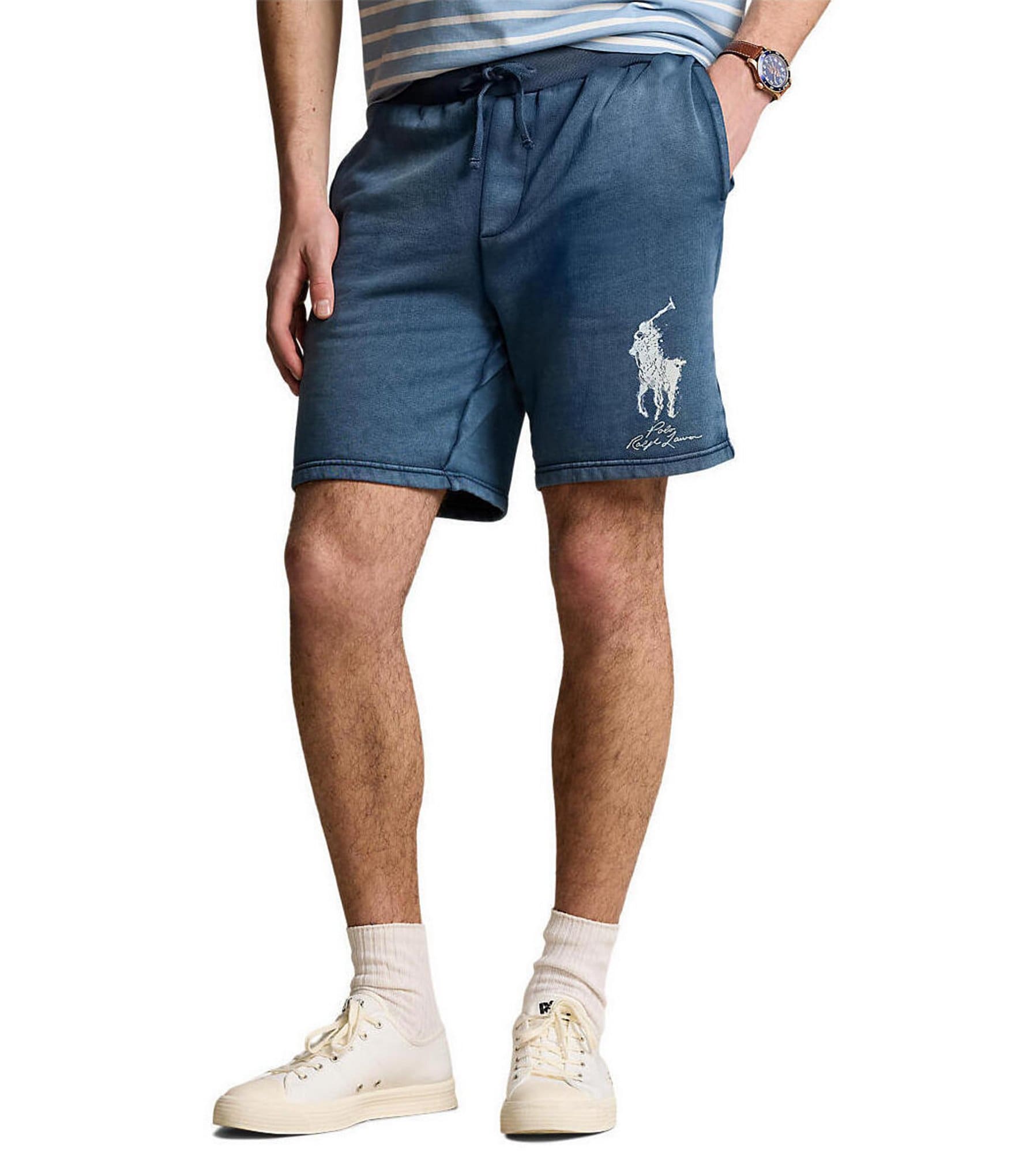 Polo Ralph Lauren Big Pony 8.5#double; Inseam Fleece Shorts