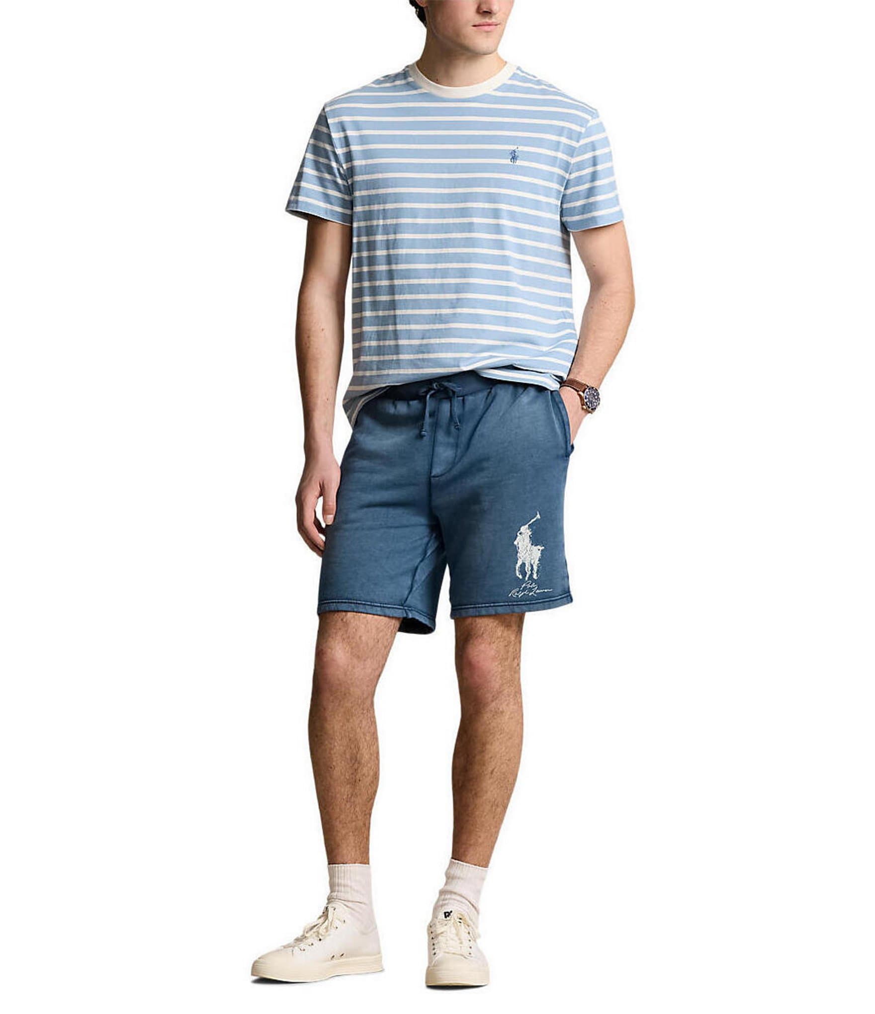 Polo Ralph Lauren Big Pony 8.5#double; Inseam Fleece Shorts