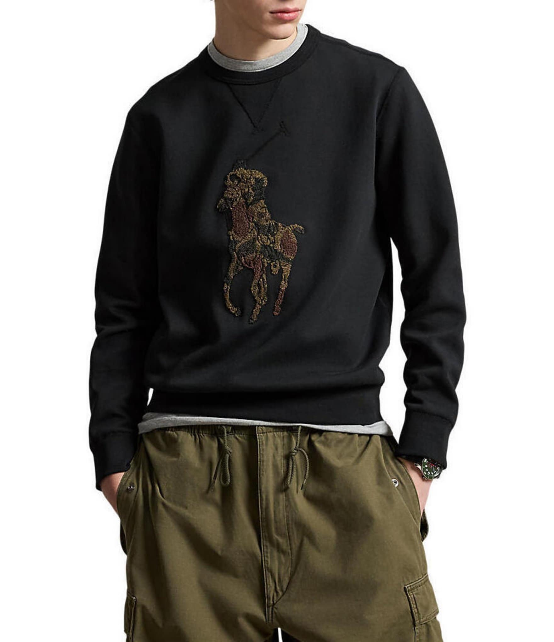 Polo Ralph Lauren Big Pony Double-Knit Sweatshirt