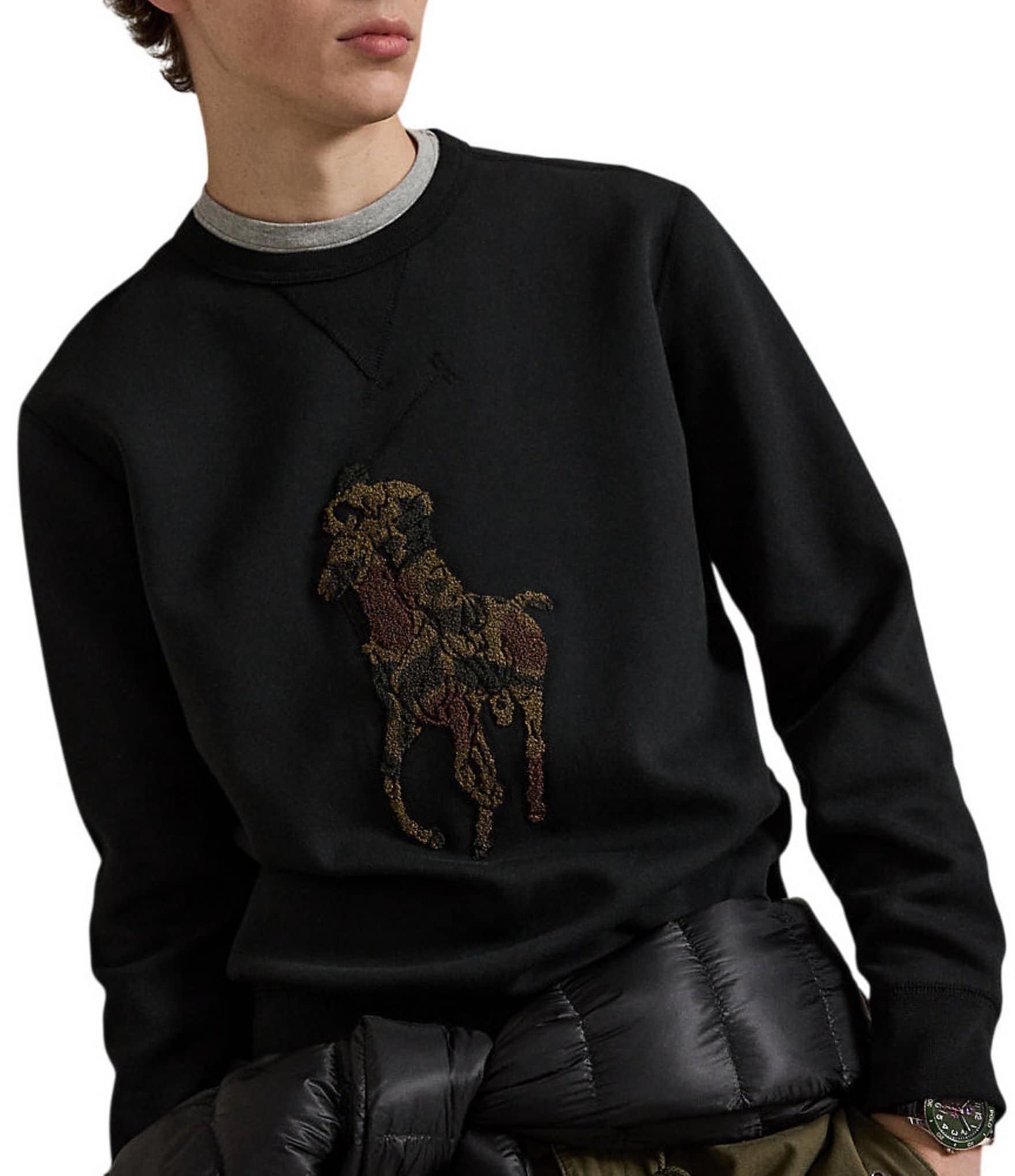 Polo Ralph Lauren Big Pony Double-Knit Sweatshirt