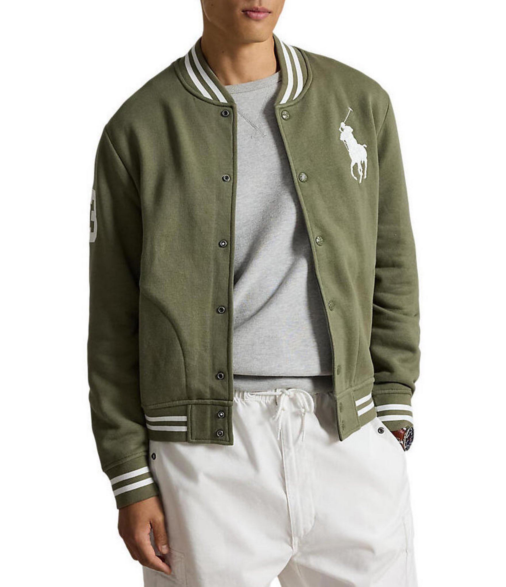 Polo Ralph Lauren Big Pony Fleece Baseball Jacket