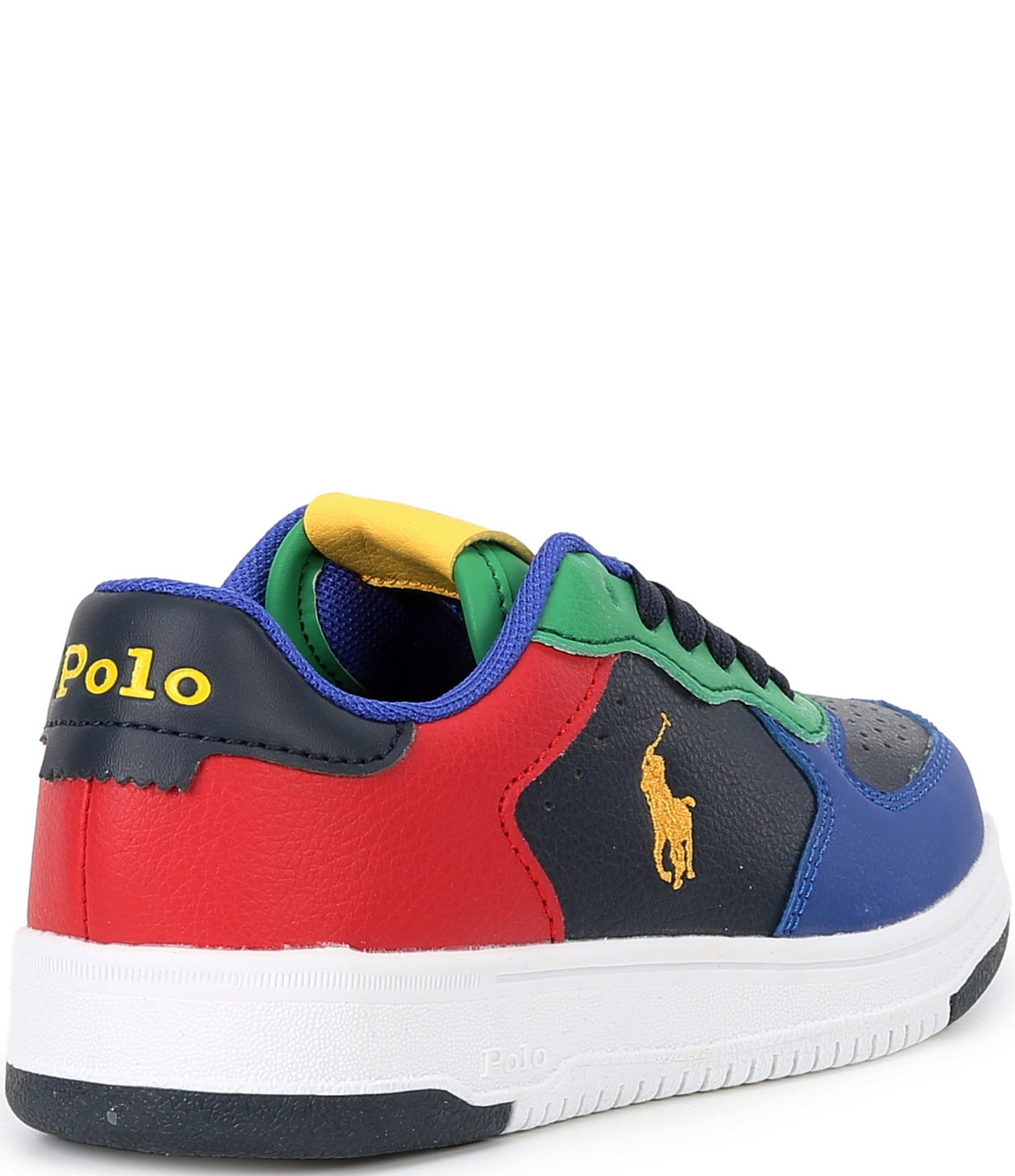 Polo Ralph Lauren Boys' Masters Court Colorblock Sneakers (Youth)