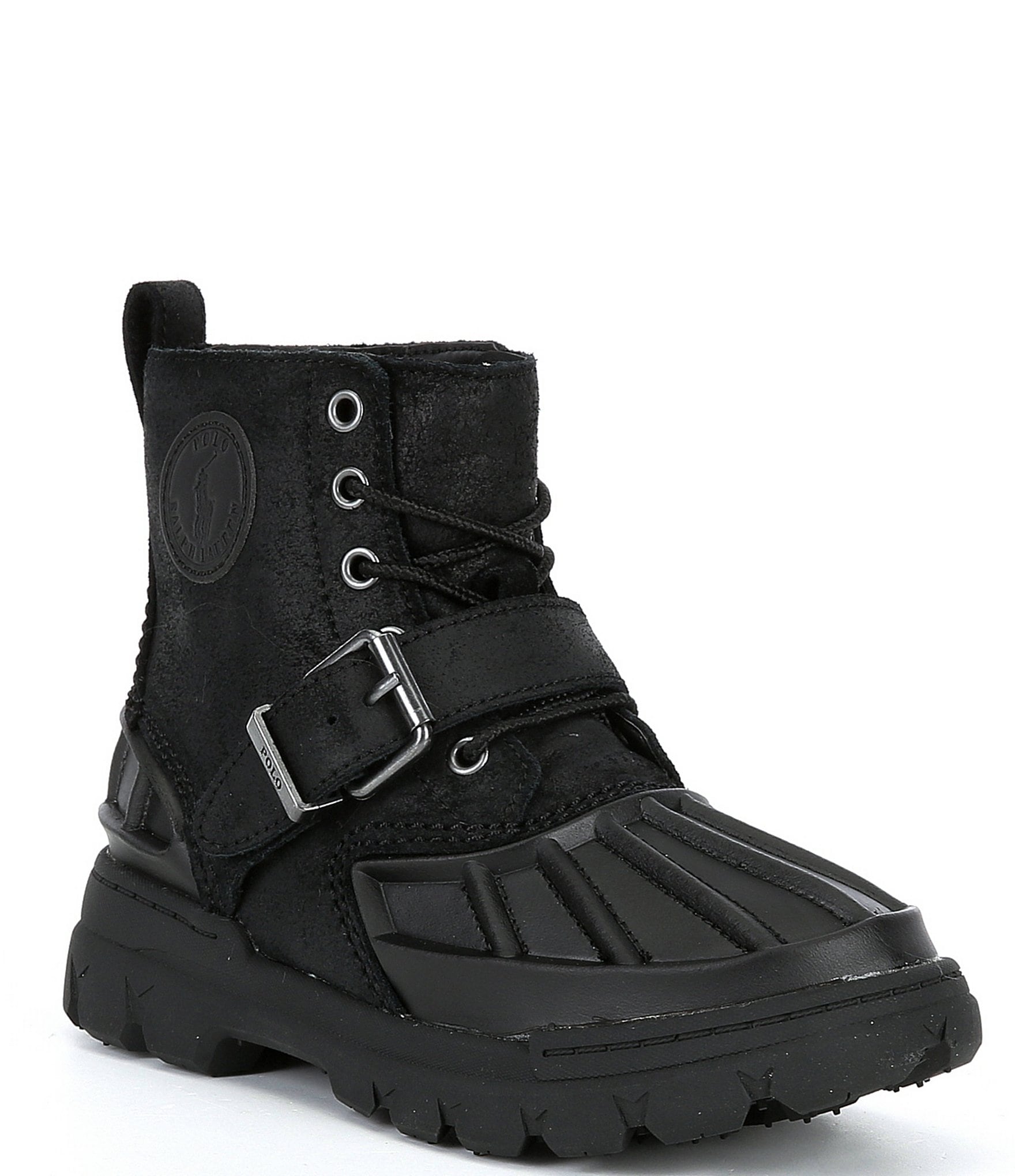 black polo mens boots