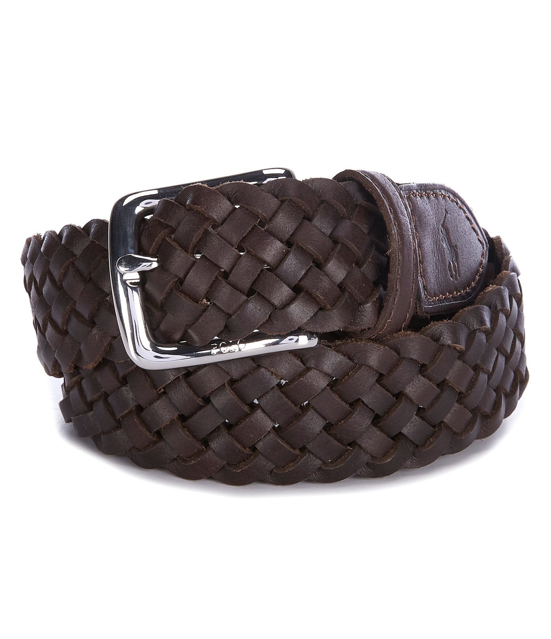Polo Ralph Lauren Men's Braided Leather Belt