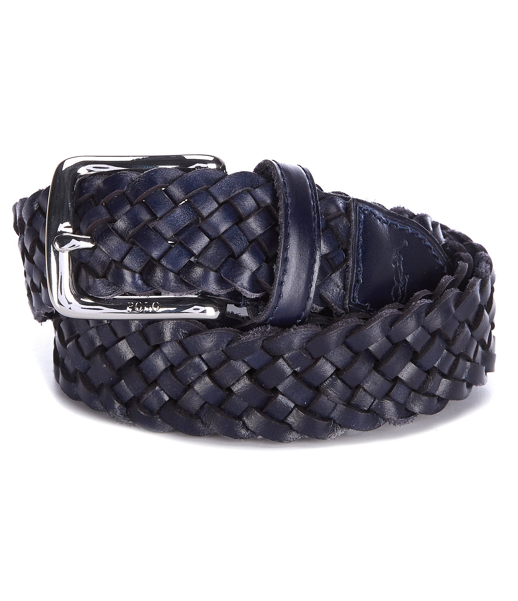 Polo Ralph Lauren Men's Braided Leather Belt