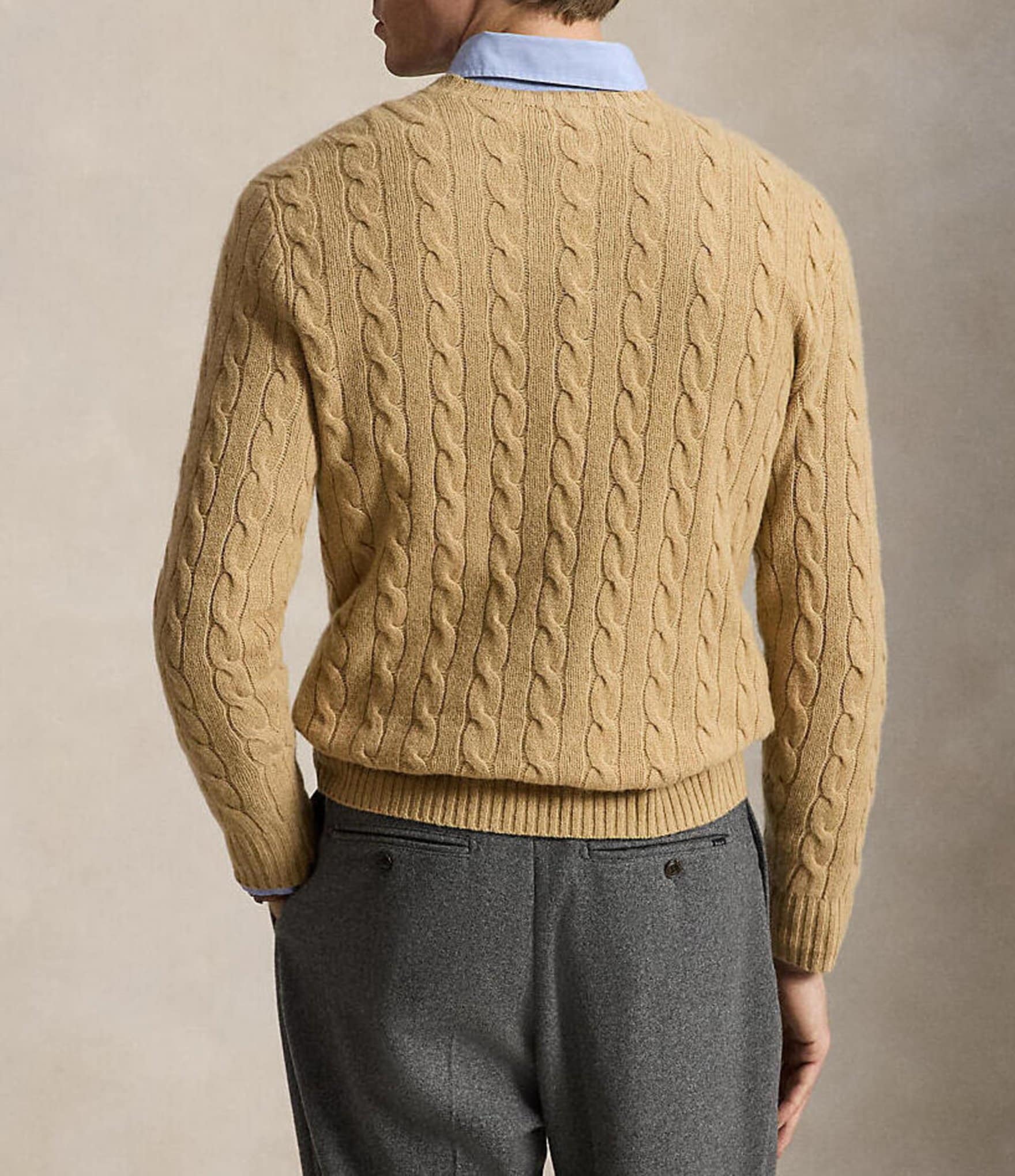 Polo Ralph Lauren Cable-Knit Wool Cashmere Sweater