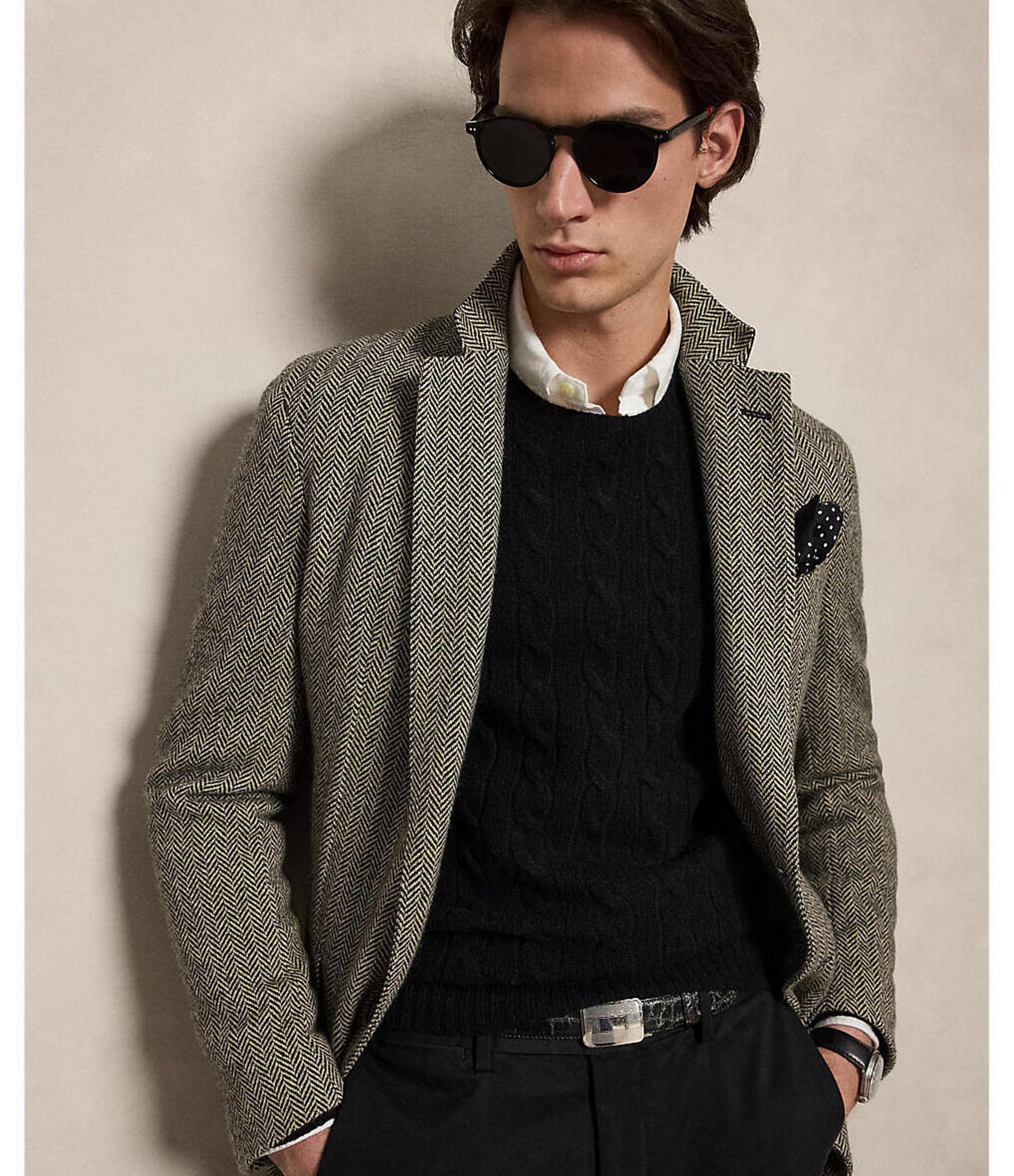Polo Ralph Lauren Cable-Knit Wool Cashmere Sweater