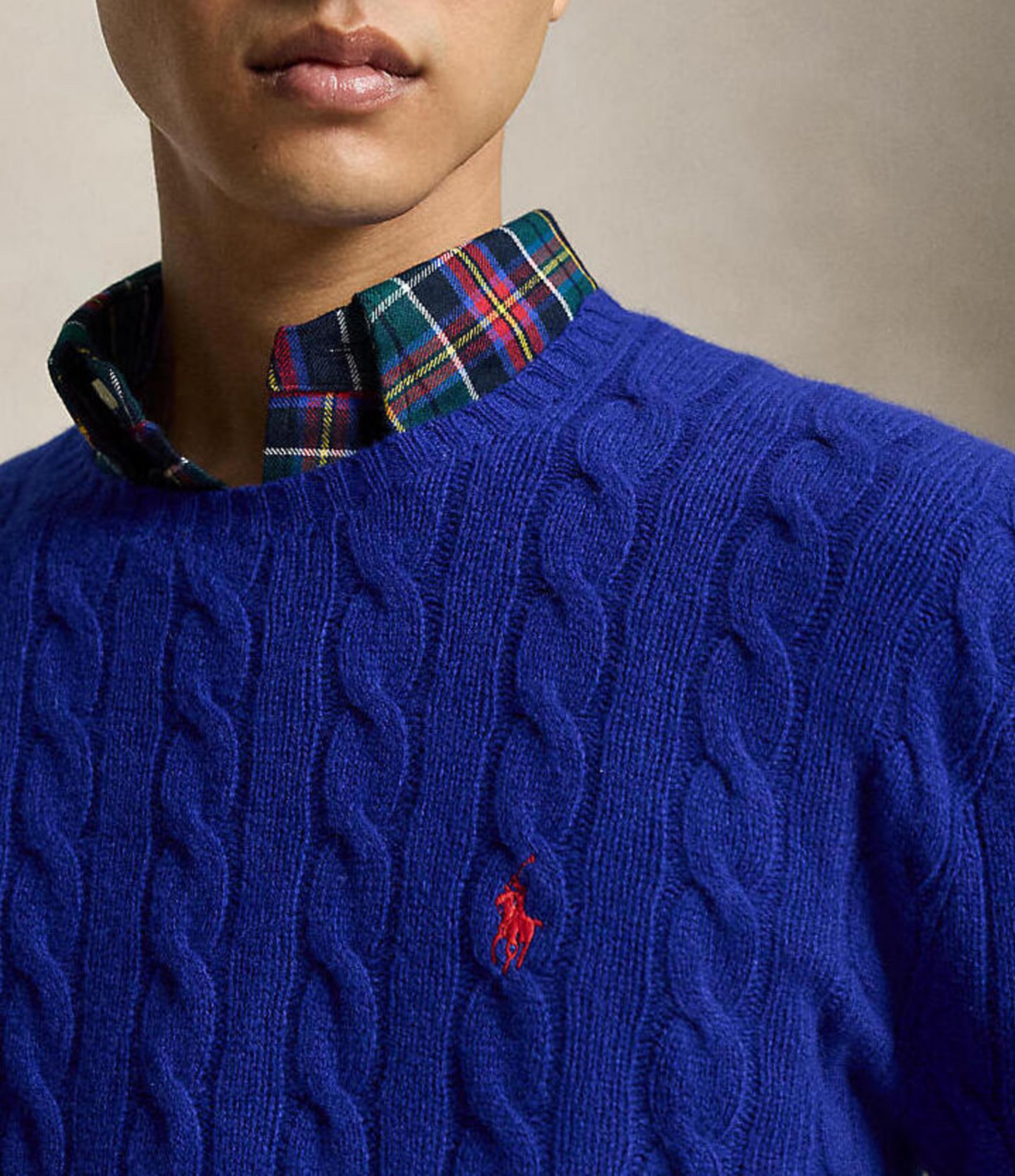 Polo Ralph Lauren Cable-Knit Wool Cashmere Sweater