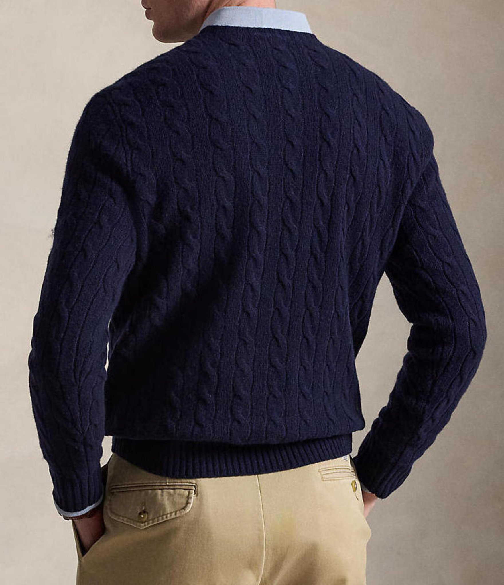 Polo Ralph Lauren Cable-Knit Wool Cashmere Sweater
