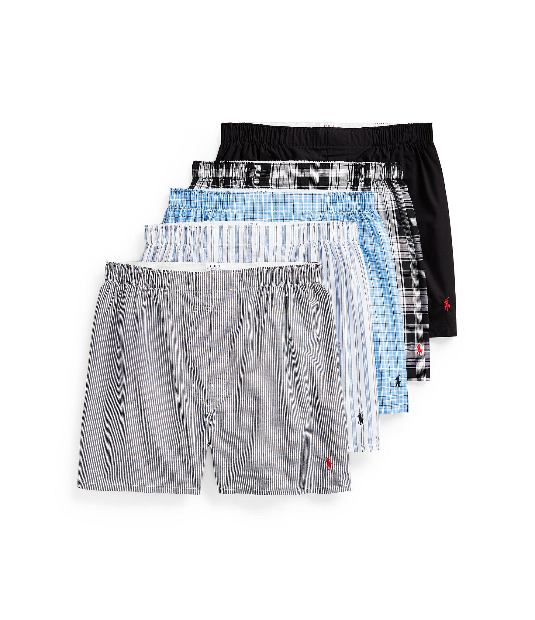 Buy Polo Ralph Lauren Men's Classic Fit w/Wicking 5-Pack Boxers
