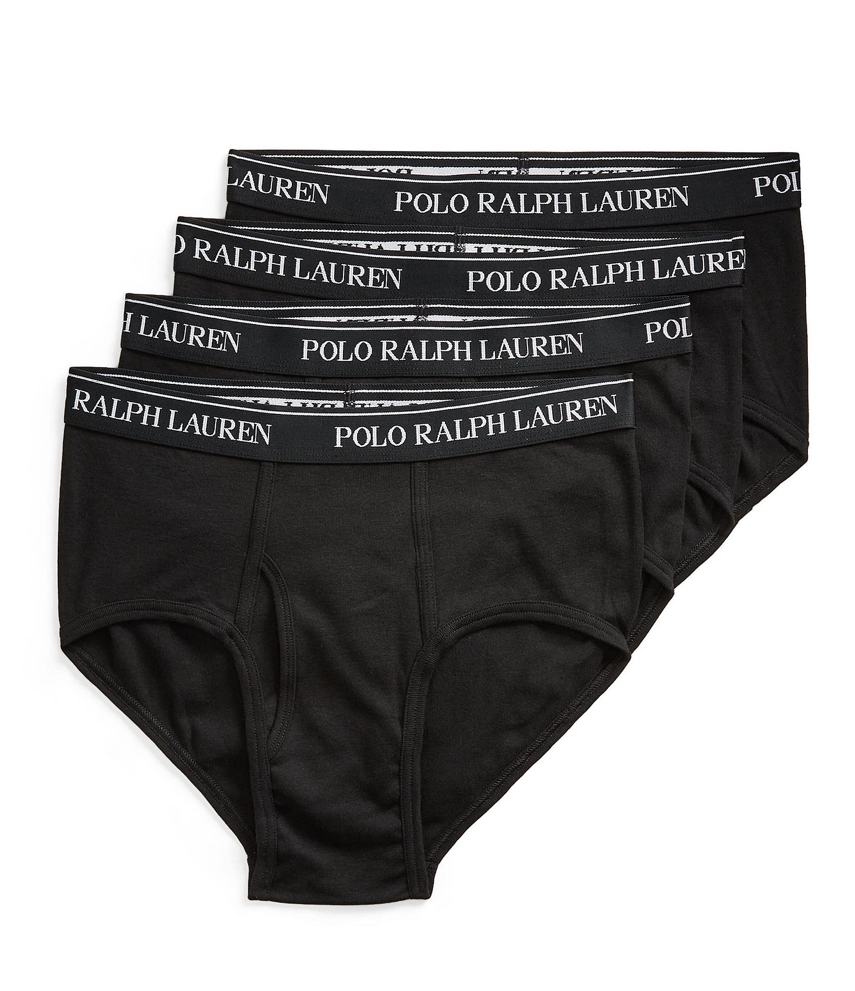 POLO RALPH LAUREN Intimates 4 Pack White Classic Fit Underwear Briefs XL