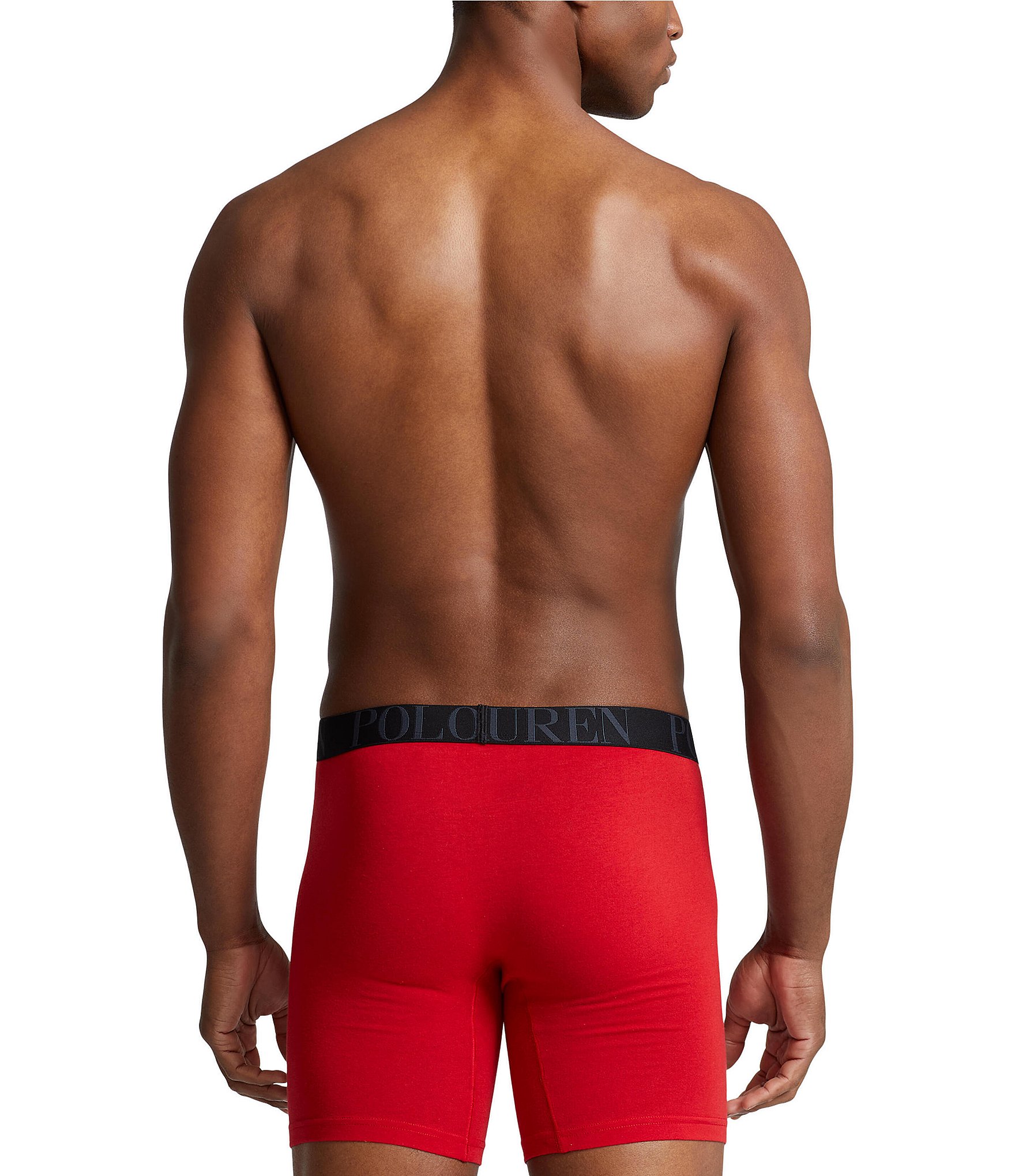 Polo Ralph Lauren Classic Fit 6#double; Long-Leg Boxer Briefs 3-Pack