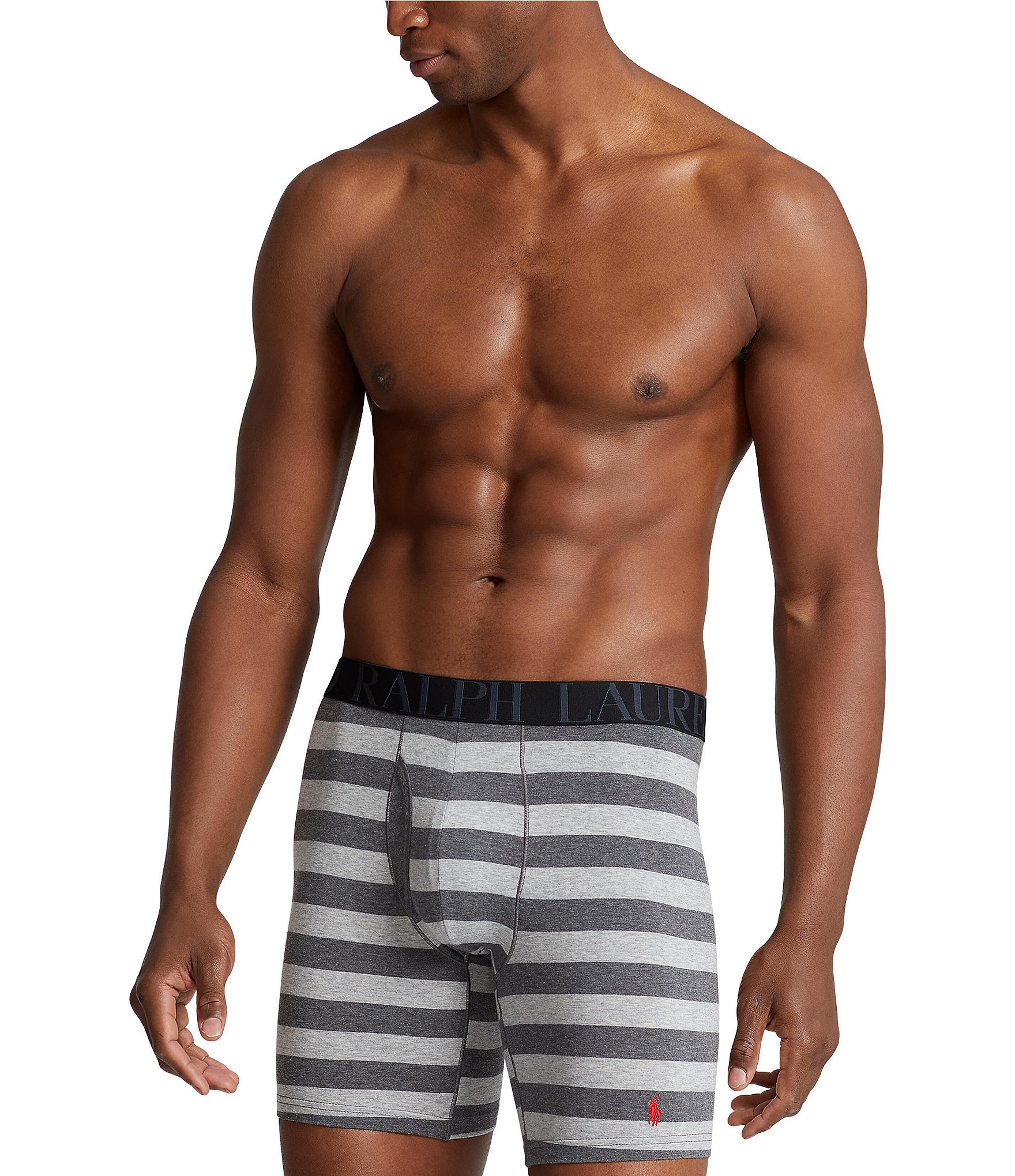 Polo Ralph Lauren Classic Fit 6#double; Long-Leg Boxer Briefs 3-Pack