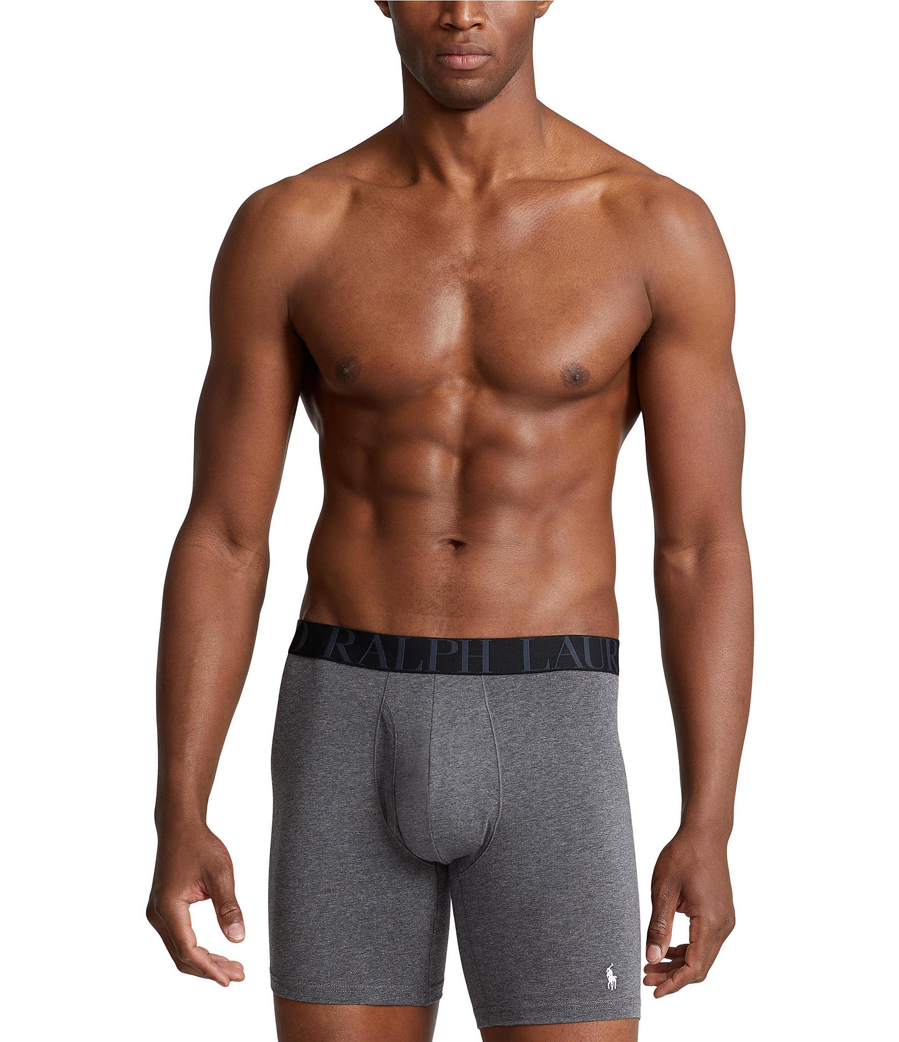 Polo Ralph Lauren Classic Fit 6#double; Long-Leg Boxer Briefs 3-Pack