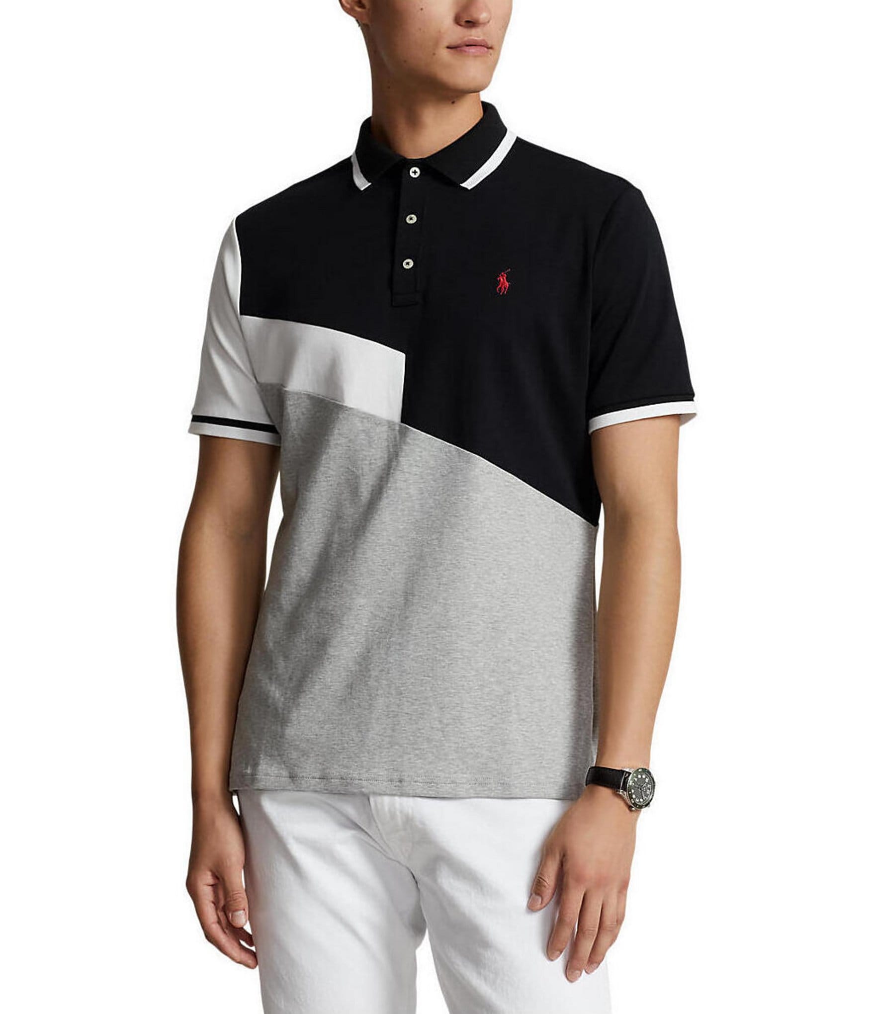 Polo Ralph Lauren Classic Fit Oxford Color-Block Shirt