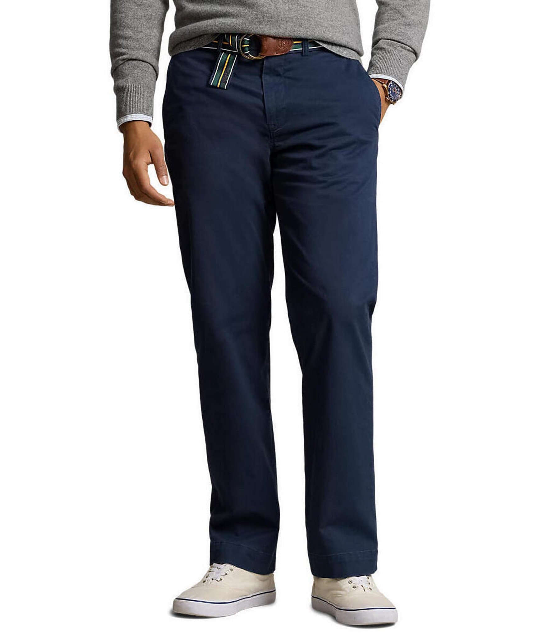 Polo Ralph Lauren Classic Fit Flat-Front Stretch Chino Pants