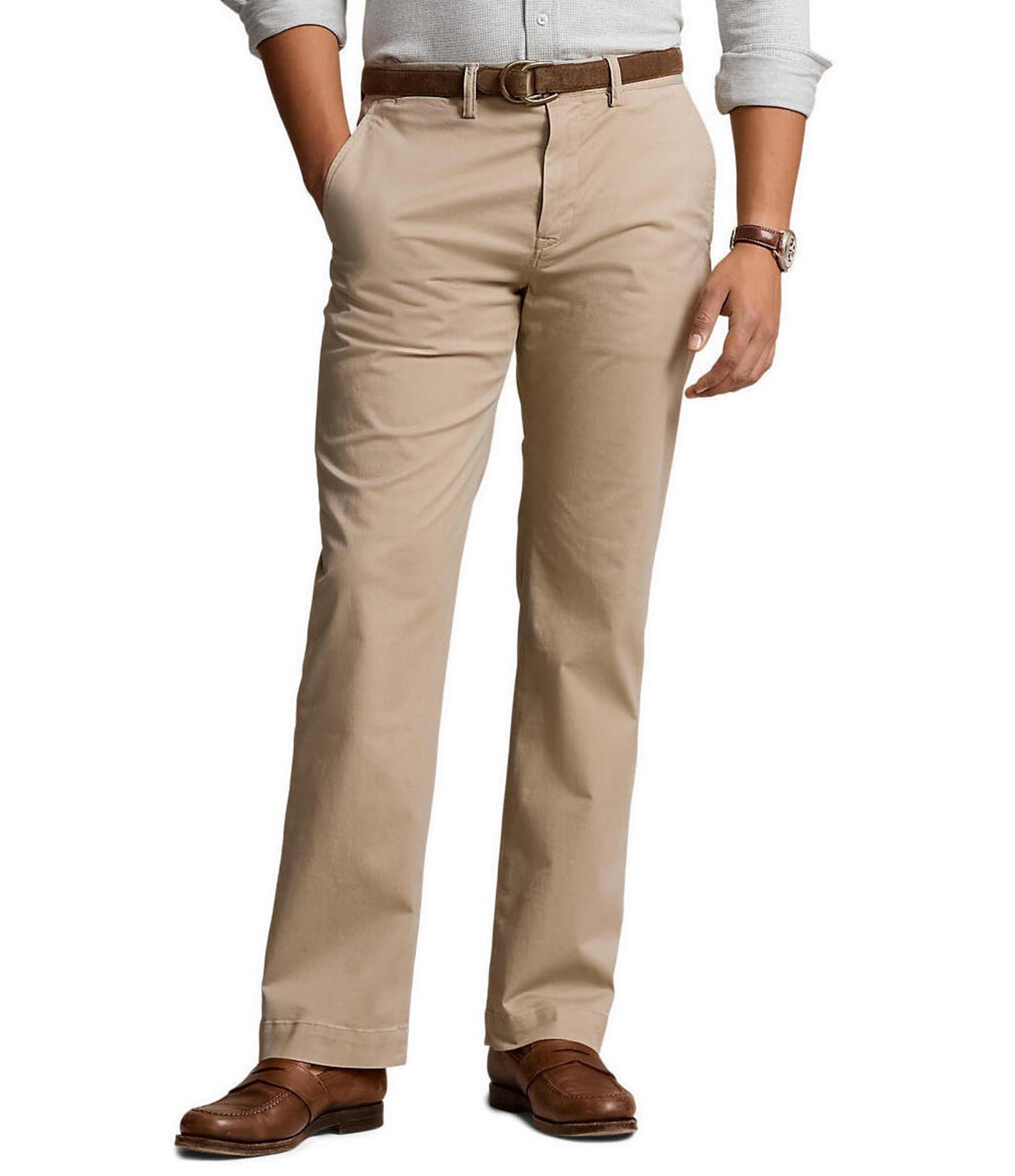 Polo Ralph Lauren Classic Fit Flat-Front Stretch Chino Pants