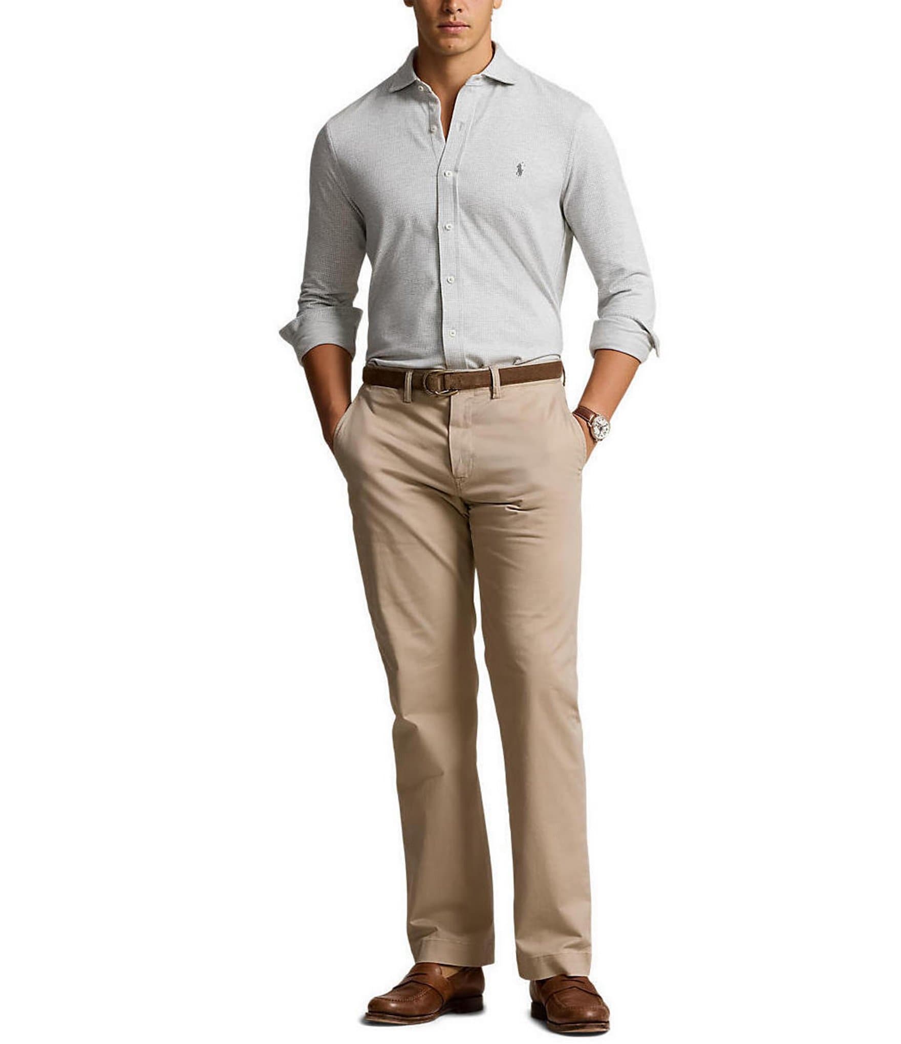 Polo Ralph Lauren Classic Fit Flat-Front Stretch Chino Pants