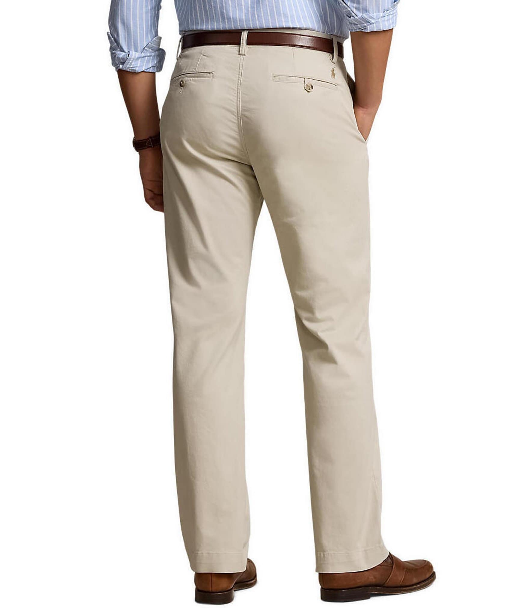 Polo Ralph Lauren Classic Fit Flat-Front Stretch Chino Pants