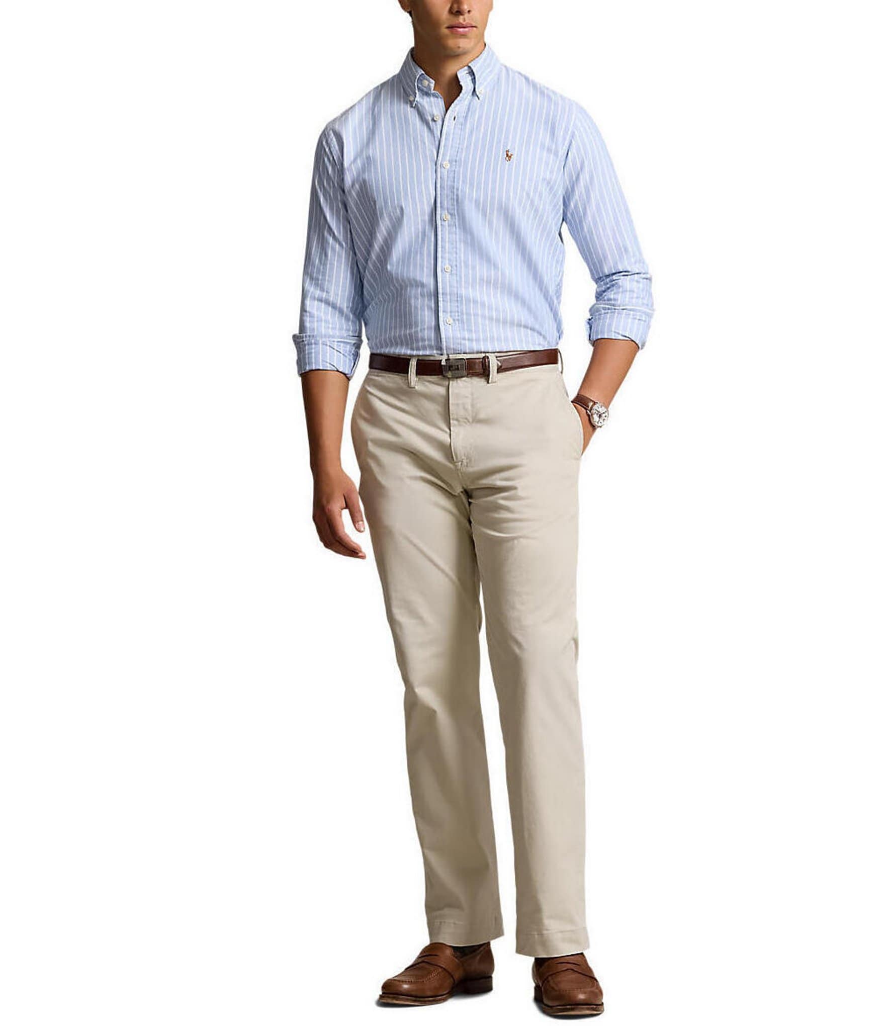 Polo Ralph Lauren Classic Fit Flat-Front Stretch Chino Pants