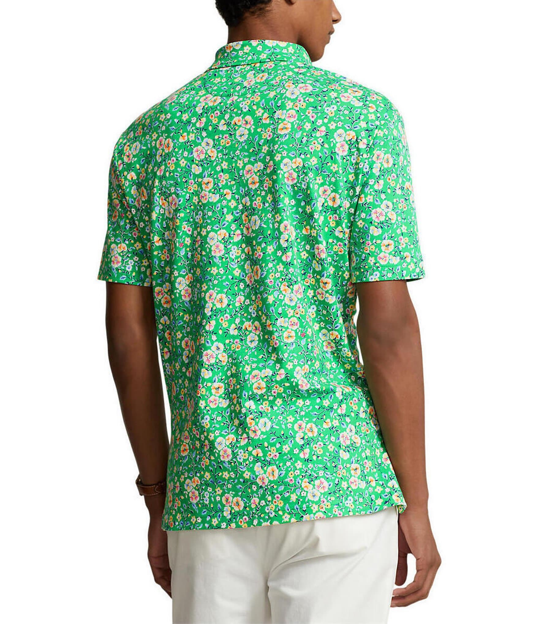 Polo Ralph Lauren Classic Fit Floral Print Short Sleeve Polo Shirt