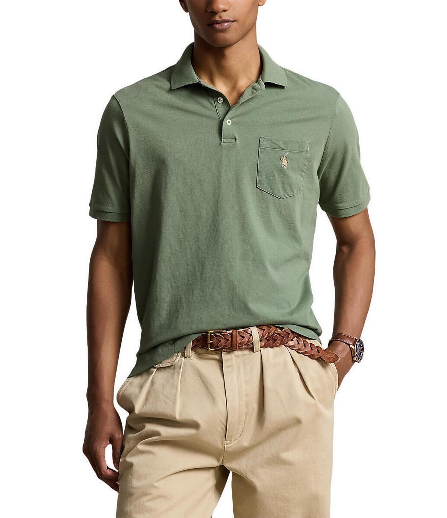 Polo Ralph Lauren Classic Fit Garment Dyed Short Sleeve Polo Shirt