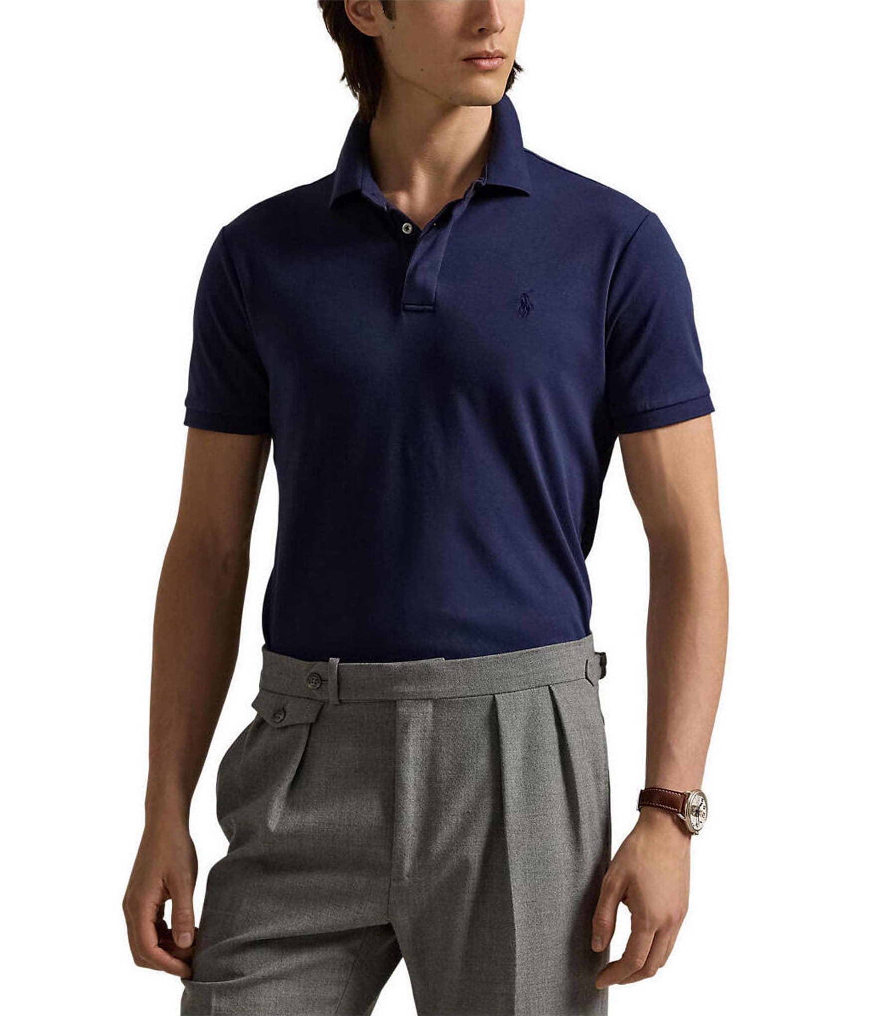 Polo Ralph Lauren Classic Fit Hidden Placket Short Sleeve Polo Shirt