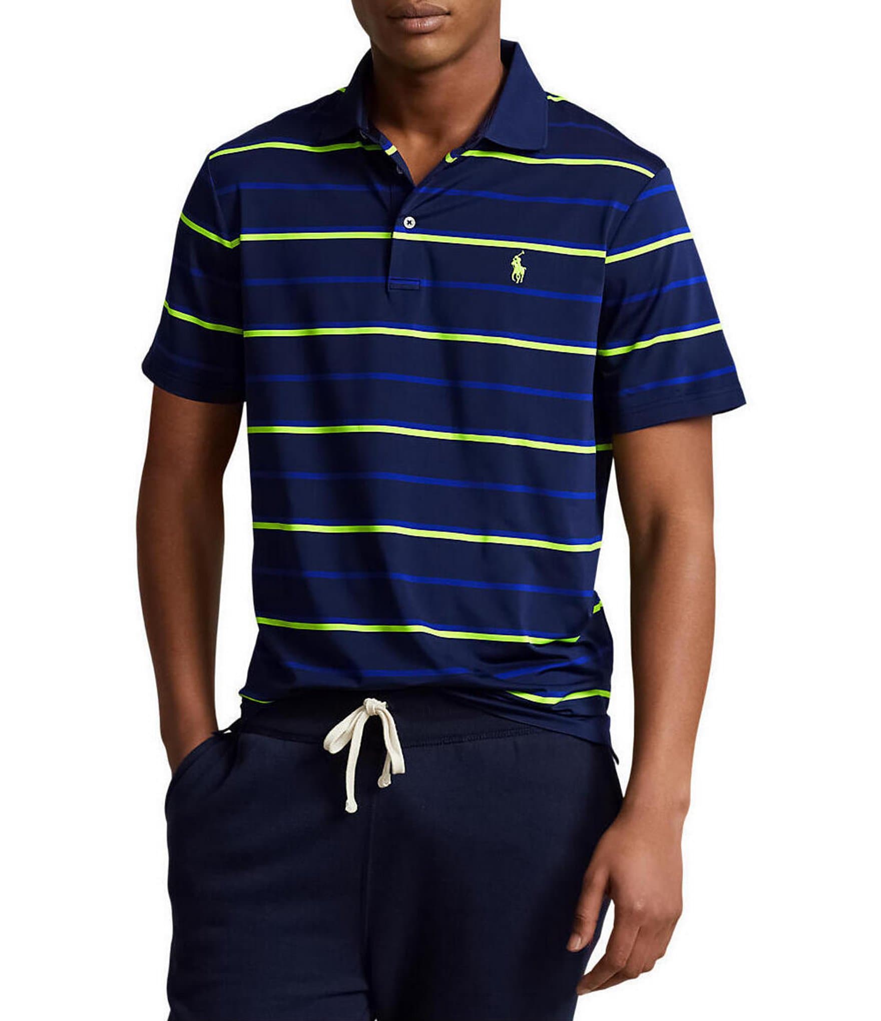Polo Ralph Lauren Classic-Fit Jersey Stretch Short-Sleeve Polo Shirt ...