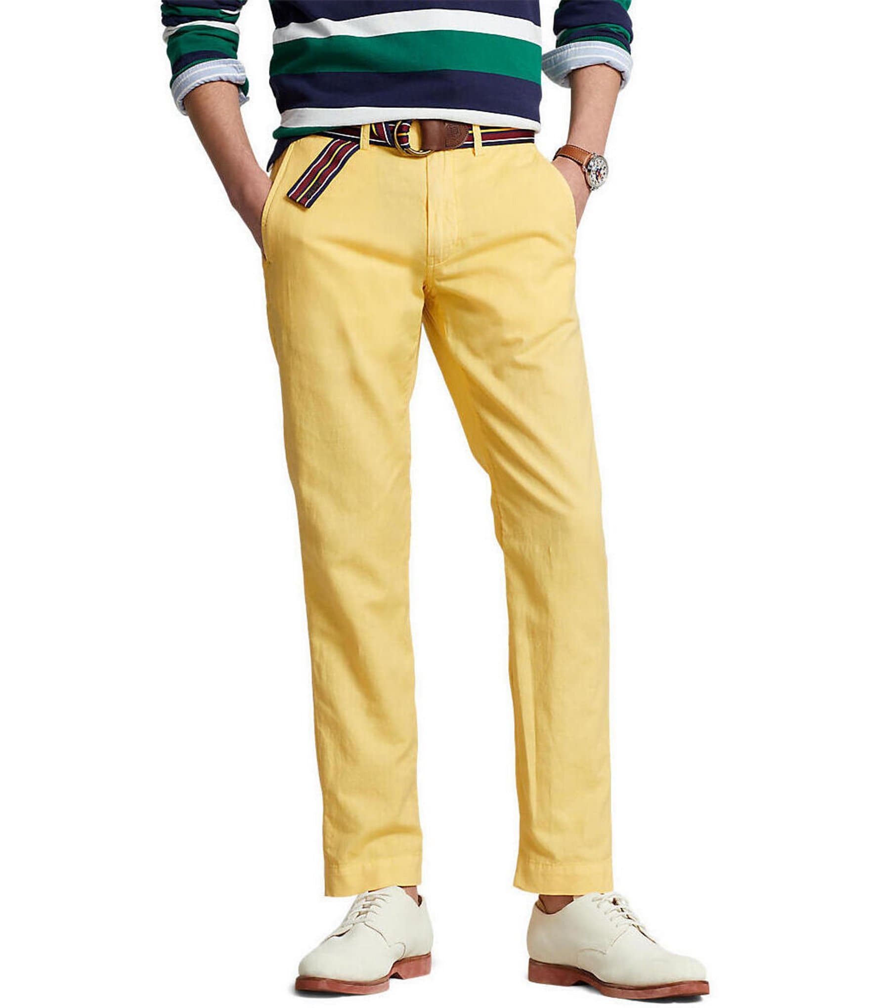 Polo Ralph Lauren Classic Fit Linen Blend Pants | Dillard's