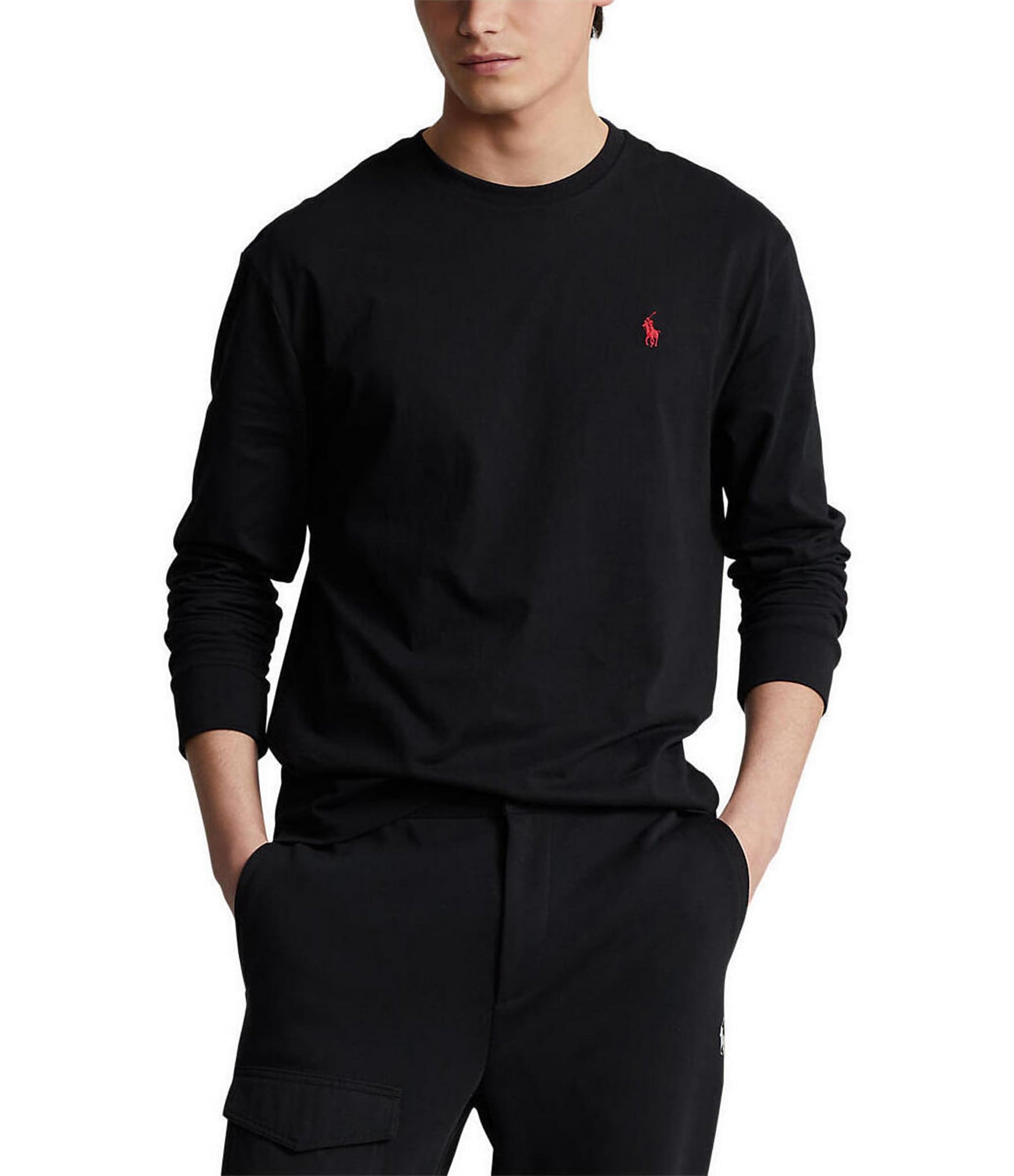 Polo Ralph Lauren central player logo t-shirt in polo black
