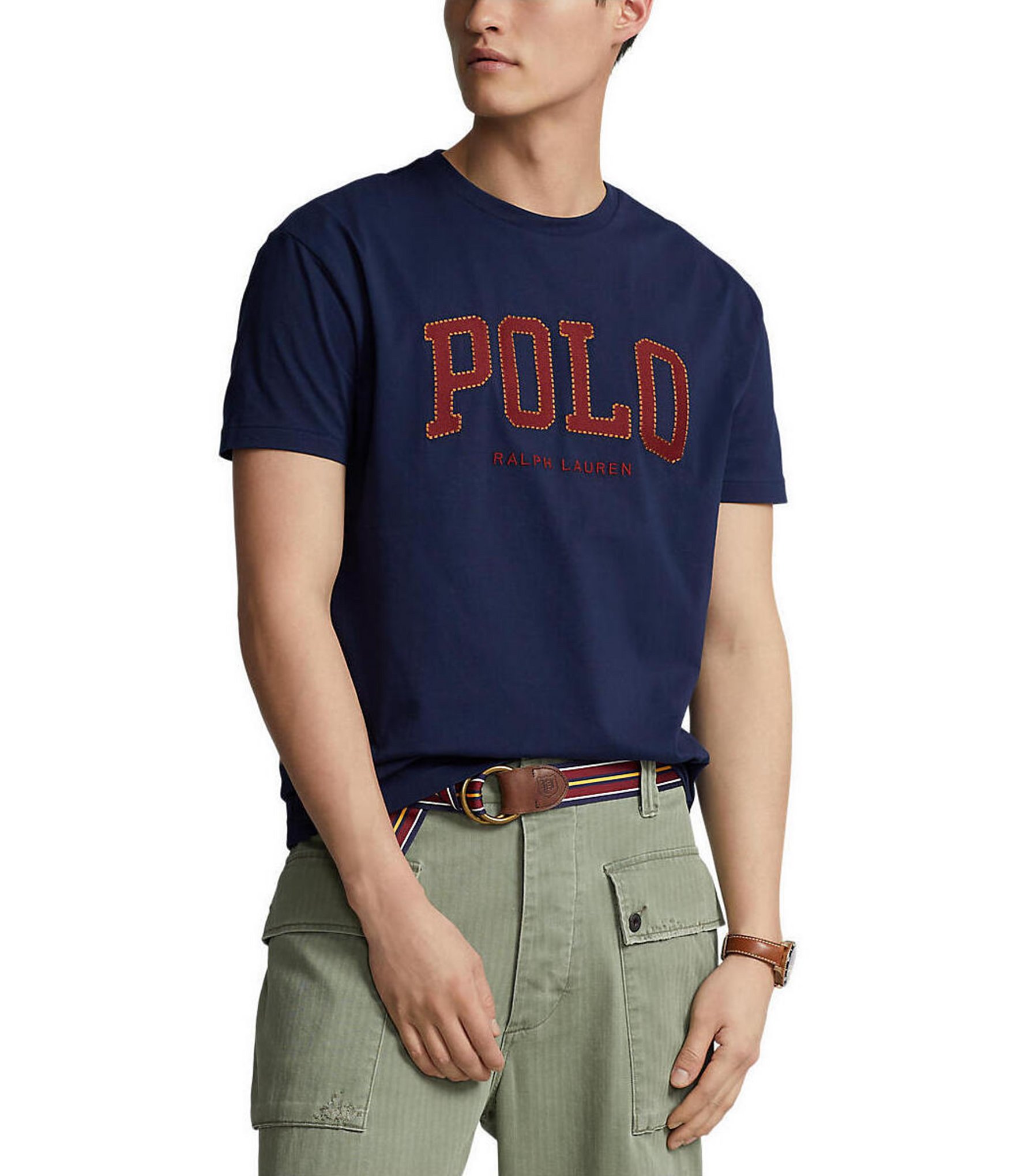 Polo Ralph Lauren Classic Fit Embroidered Logo Jersey Short Sleeve T-Shirt  | Dillard's
