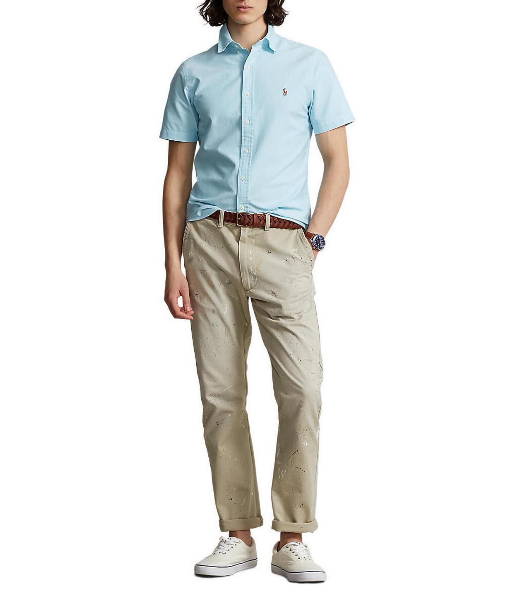 Polo Ralph Lauren Classic Fit Oxford Short Sleeve Woven Shirt