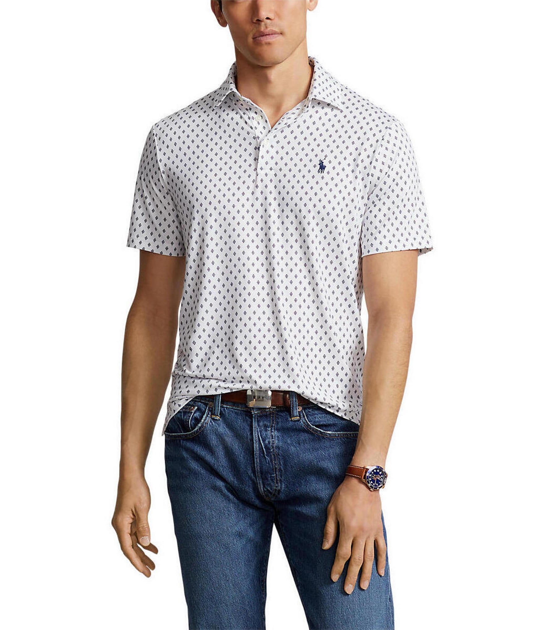 Polo Ralph Lauren Classic Fit Performance Jersey Short Sleeve Polo ...