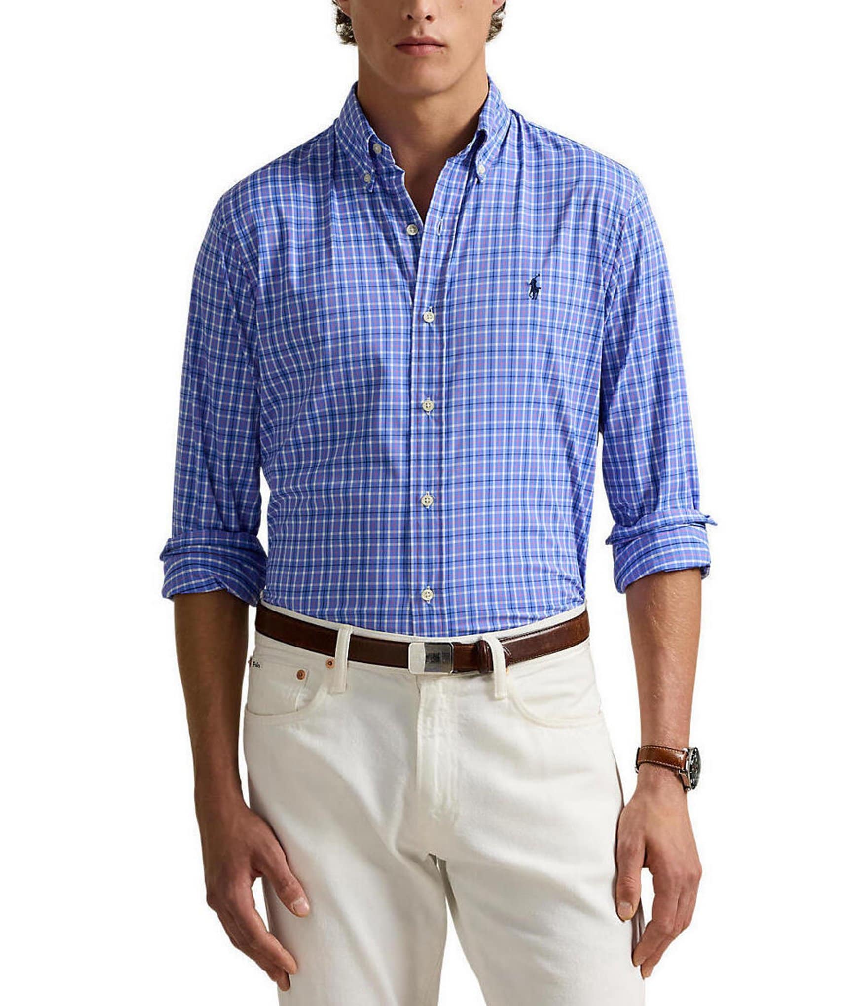 Polo Ralph Lauren Long Sleeve Beige Shirts for Men | eBay