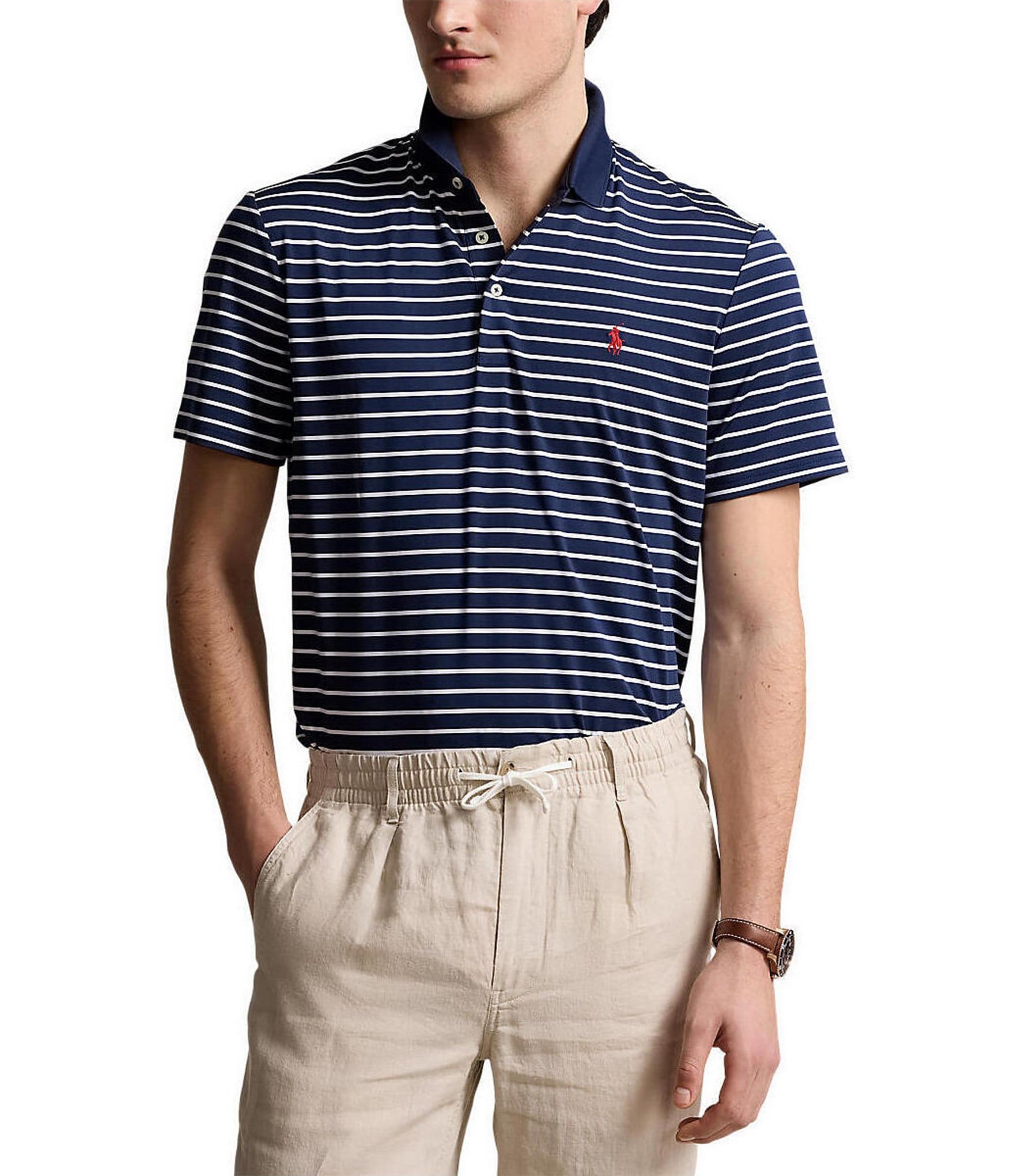 Polo Ralph Lauren Classic Fit Performance Stretch Short Sleeve Polo Shirt