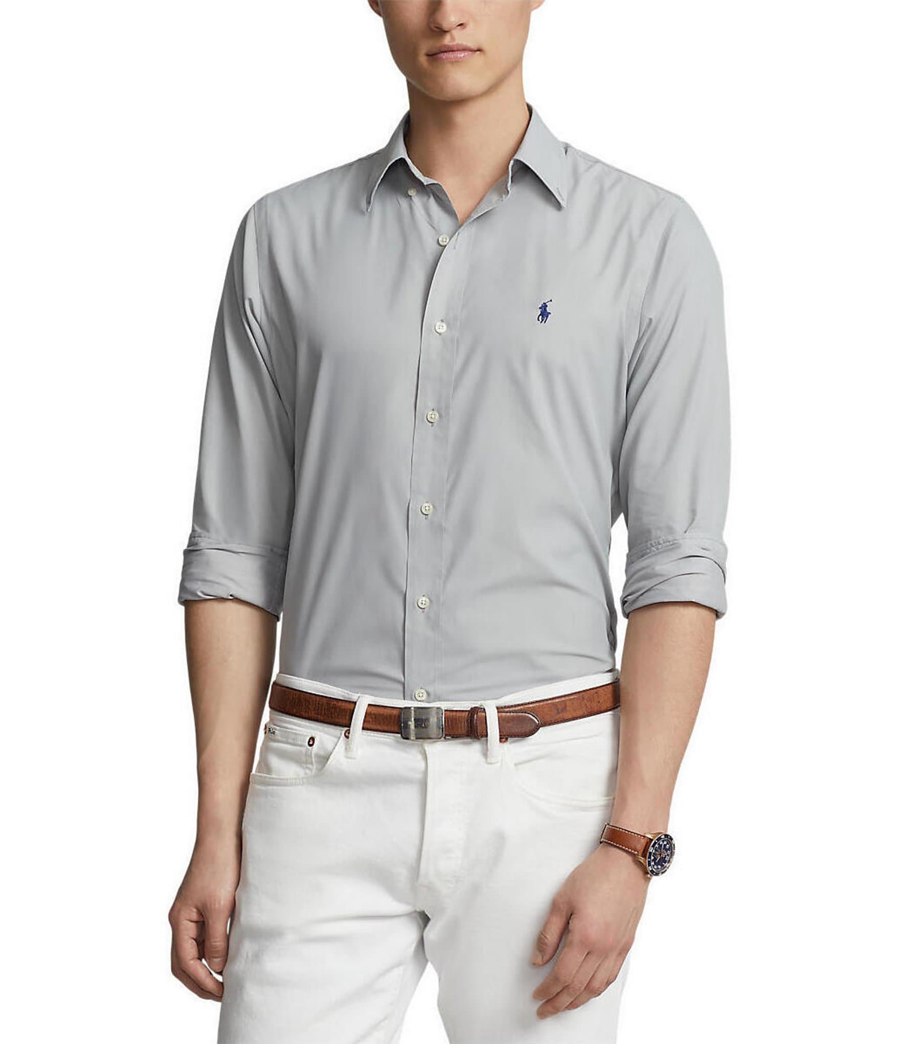 Polo Ralph Lauren Classic Fit Performance Stretch Twill Long Sleeve ...
