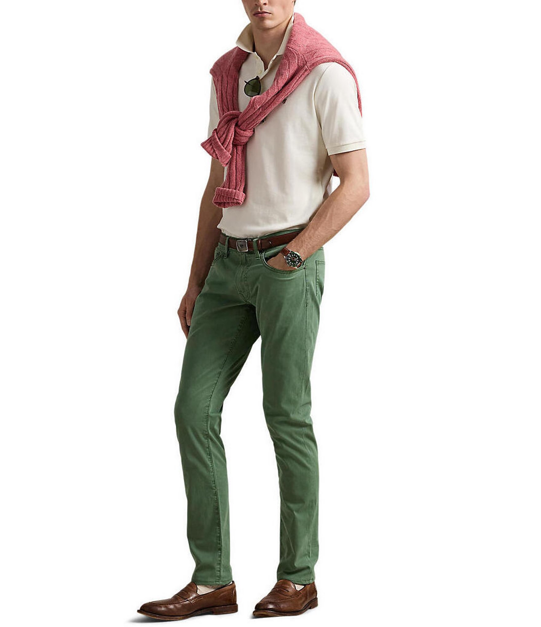 Polo Ralph Lauren Classic Fit Multicolored Pony Soft Cotton Polo Shirt