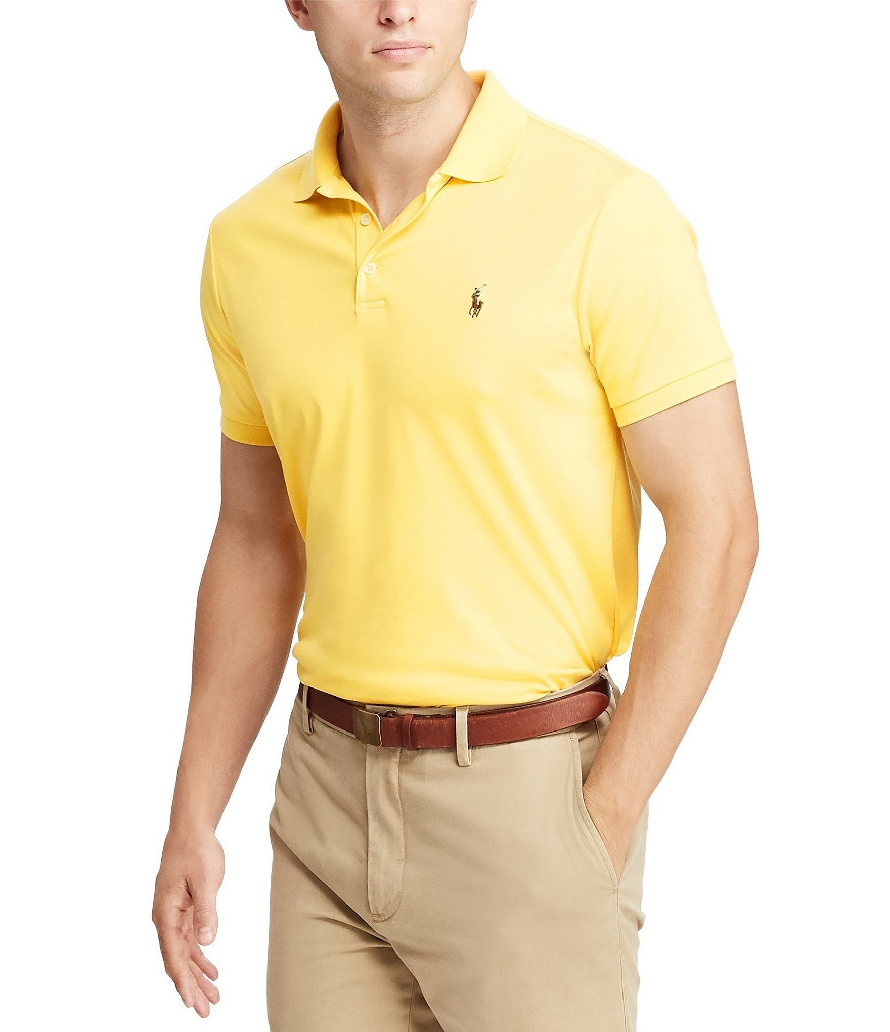 polo yellow shirt